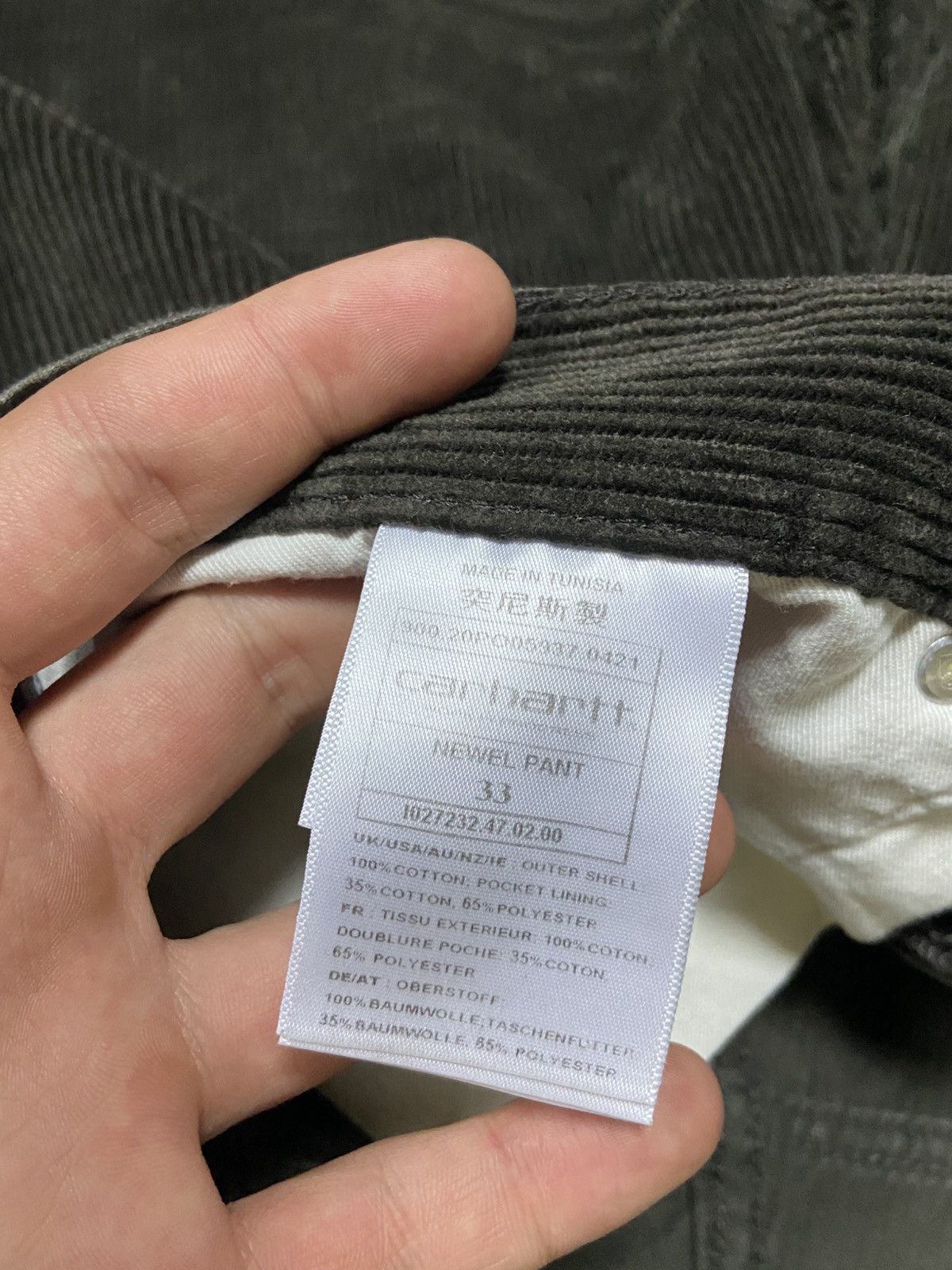 Carhartt Carhartt nevel corduroy pants Size US 33 - 7 Thumbnail