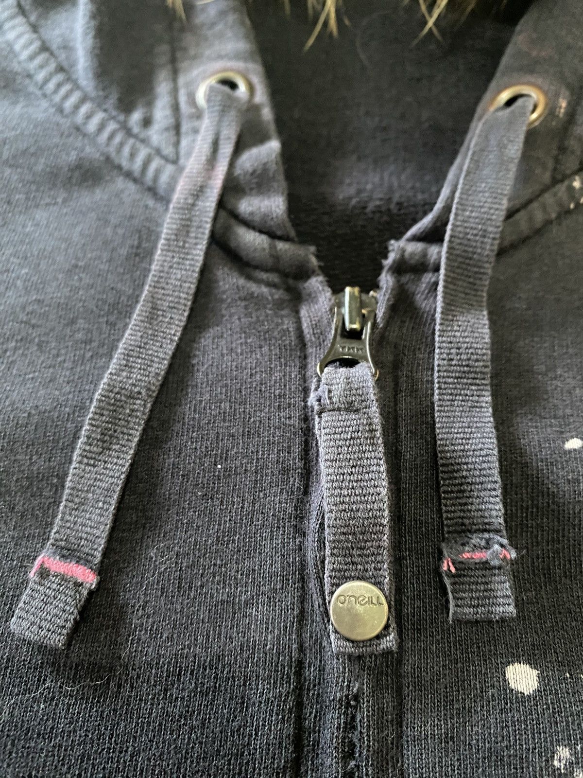 Japanese Brand Fur Vintage O’Neill Hoodie Paint Splatter Distressed Grunge Size US M / EU 48-50 / 2 - 7 Thumbnail