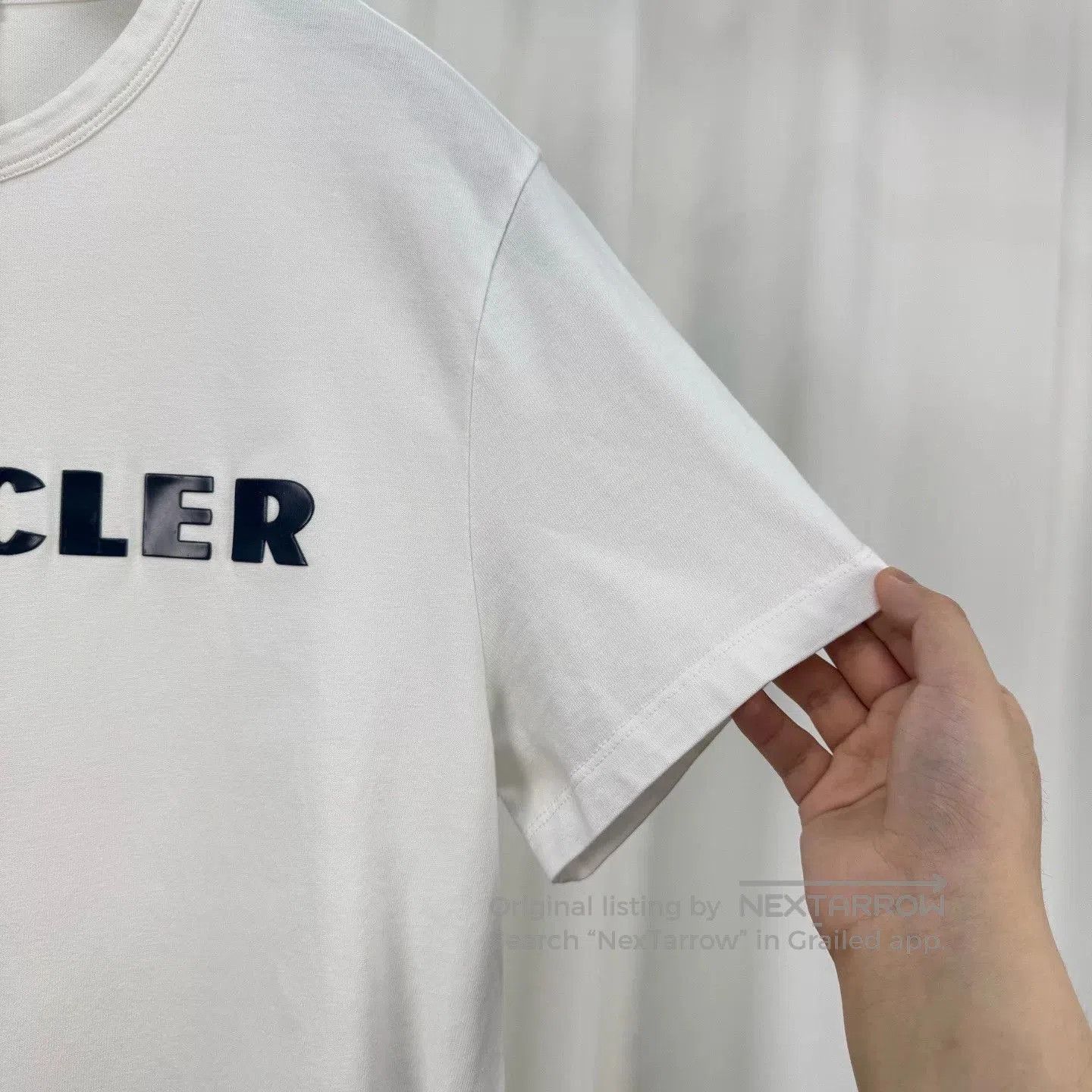 Moncler Moncler Embroidered Printed Letter T-Shirt. Size US L / EU 52-54 / 3 - 8 Thumbnail