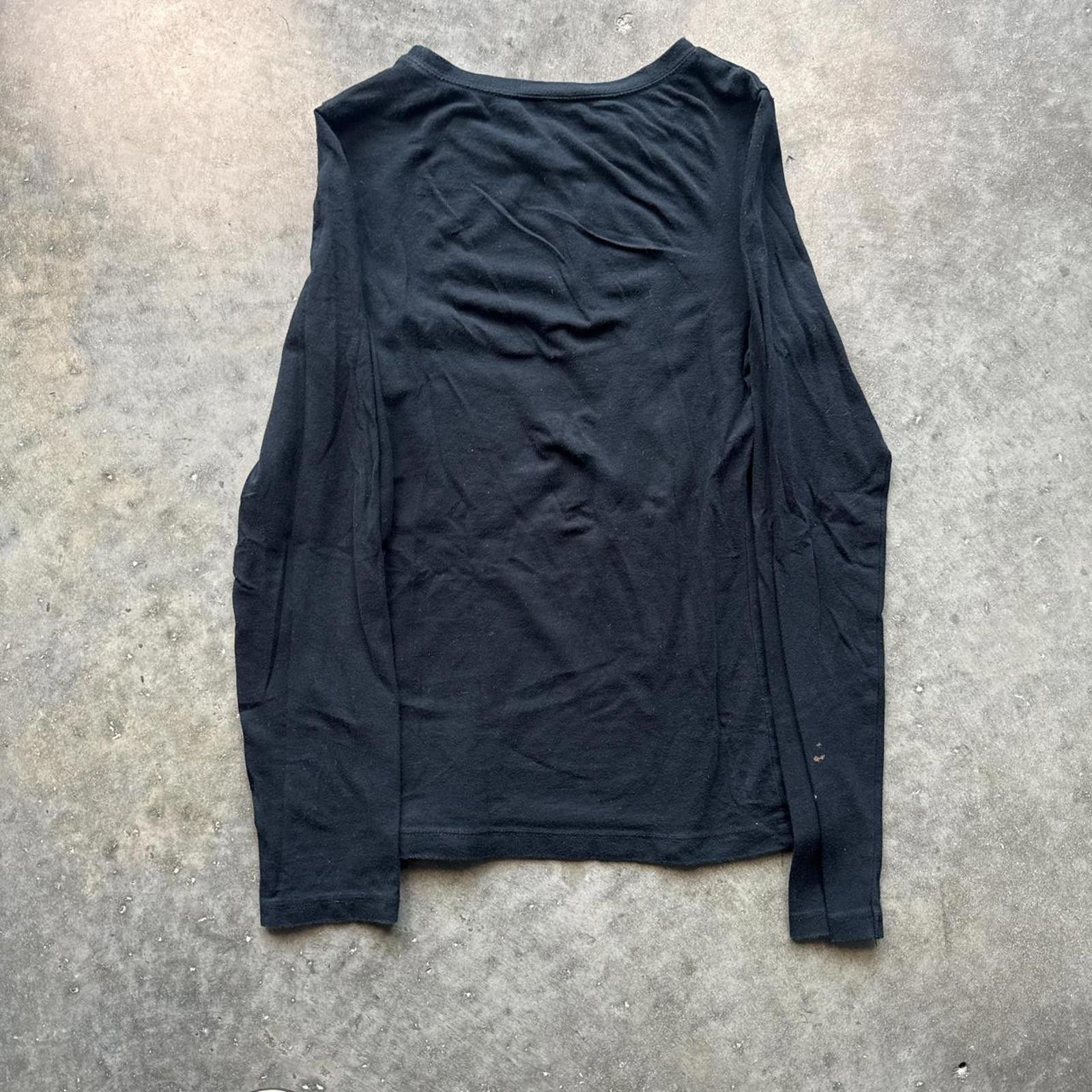 Other Papaya "Bandanna" Long Sleeve Top With Silver & White Print Size S / US 4 / IT 40 - 2 Thumbnail