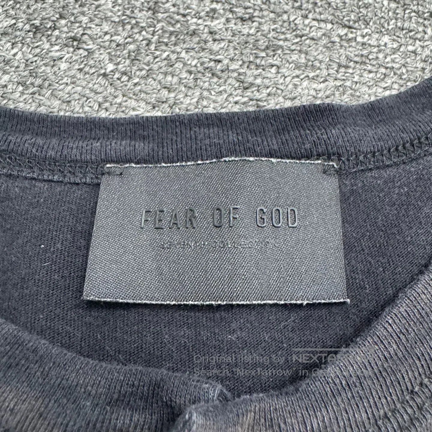 Fear of God Fear of God Flocked Letter Short Sleeve. Size US M / EU 48-50 / 2 - 2 Thumbnail