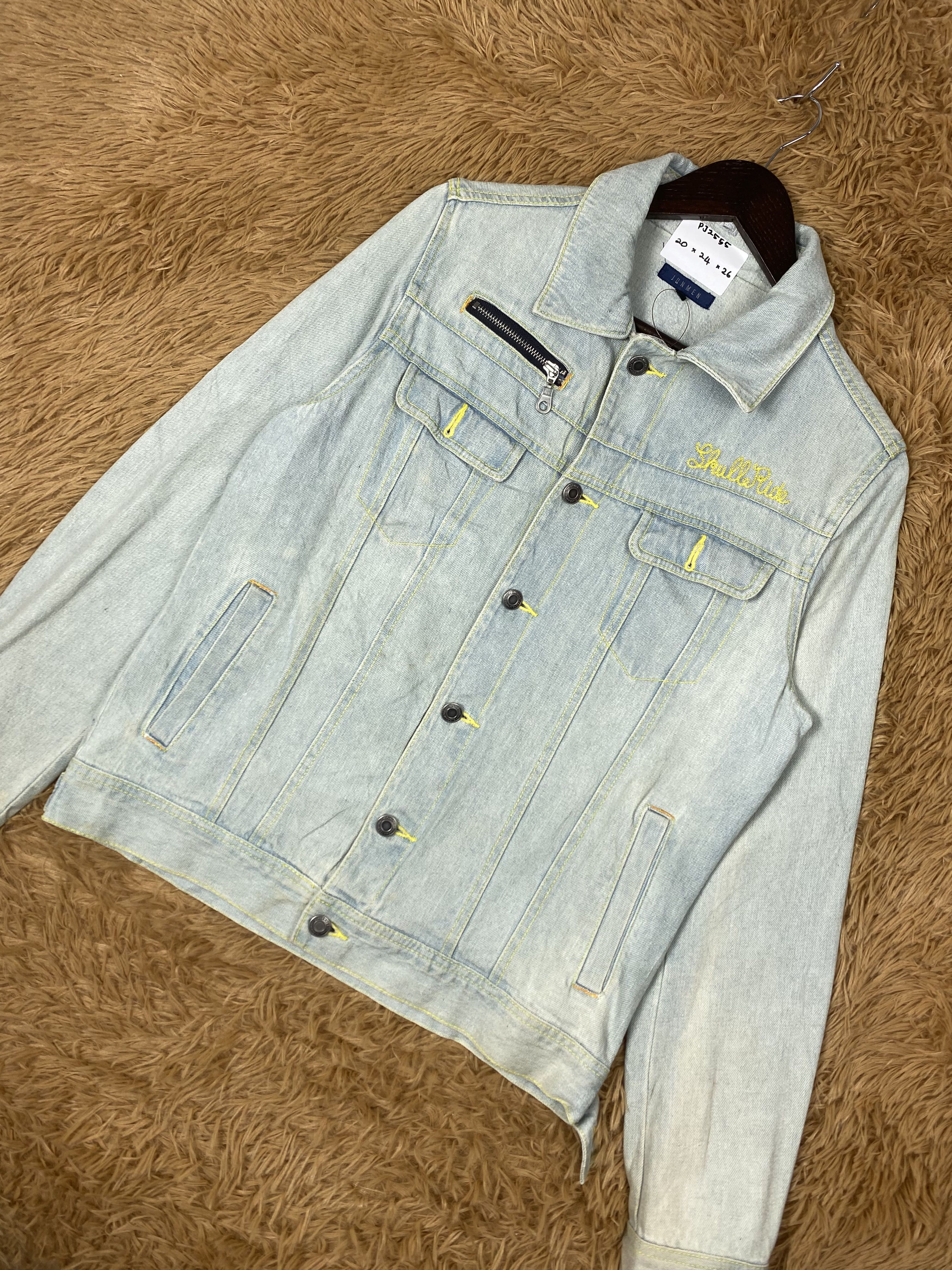JUN MEN Vintage Jun Men Button Denim Jacket PJ2555 Size US M / EU 48-50 / 2 - 2 Thumbnail