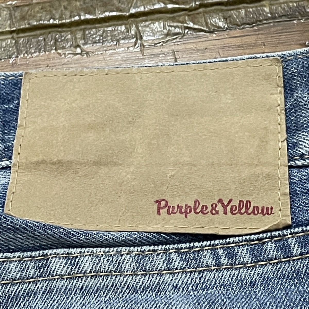 Japanese Brand × Vintage Rare Vintage Japanese Brand Purple & Yellow Jeans 2000s Size US 34 / EU 50 - 9 Thumbnail