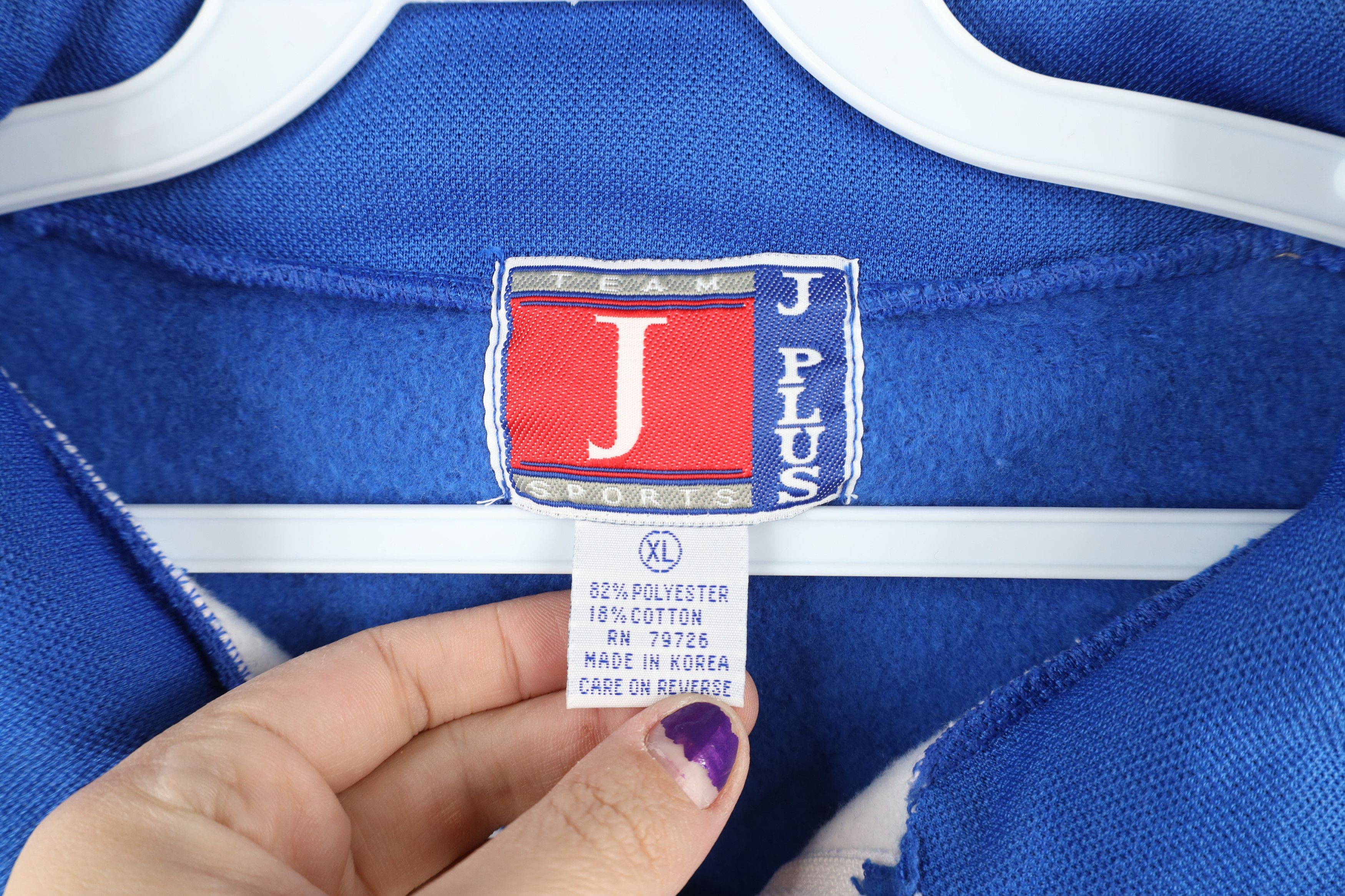 Vintage NOS Vintage 90s Out Duke University Half Zip Sweatshirt Size US XL / EU 56 / 4 - 7 Thumbnail