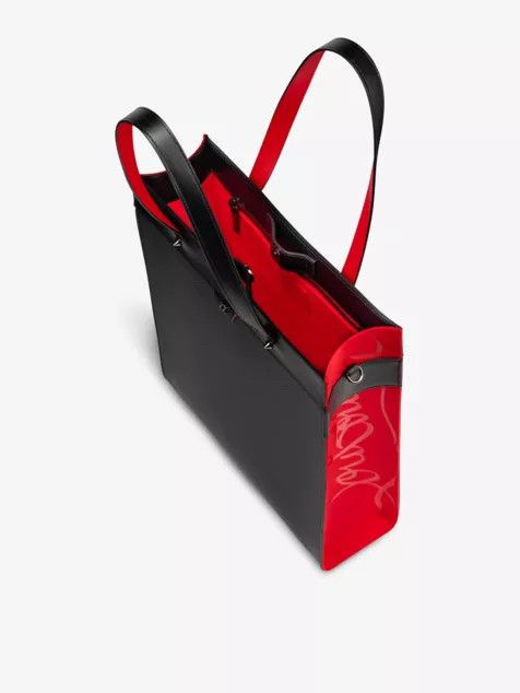 o1s1wg110125 Size:OS/Leather Tote Bag in Black