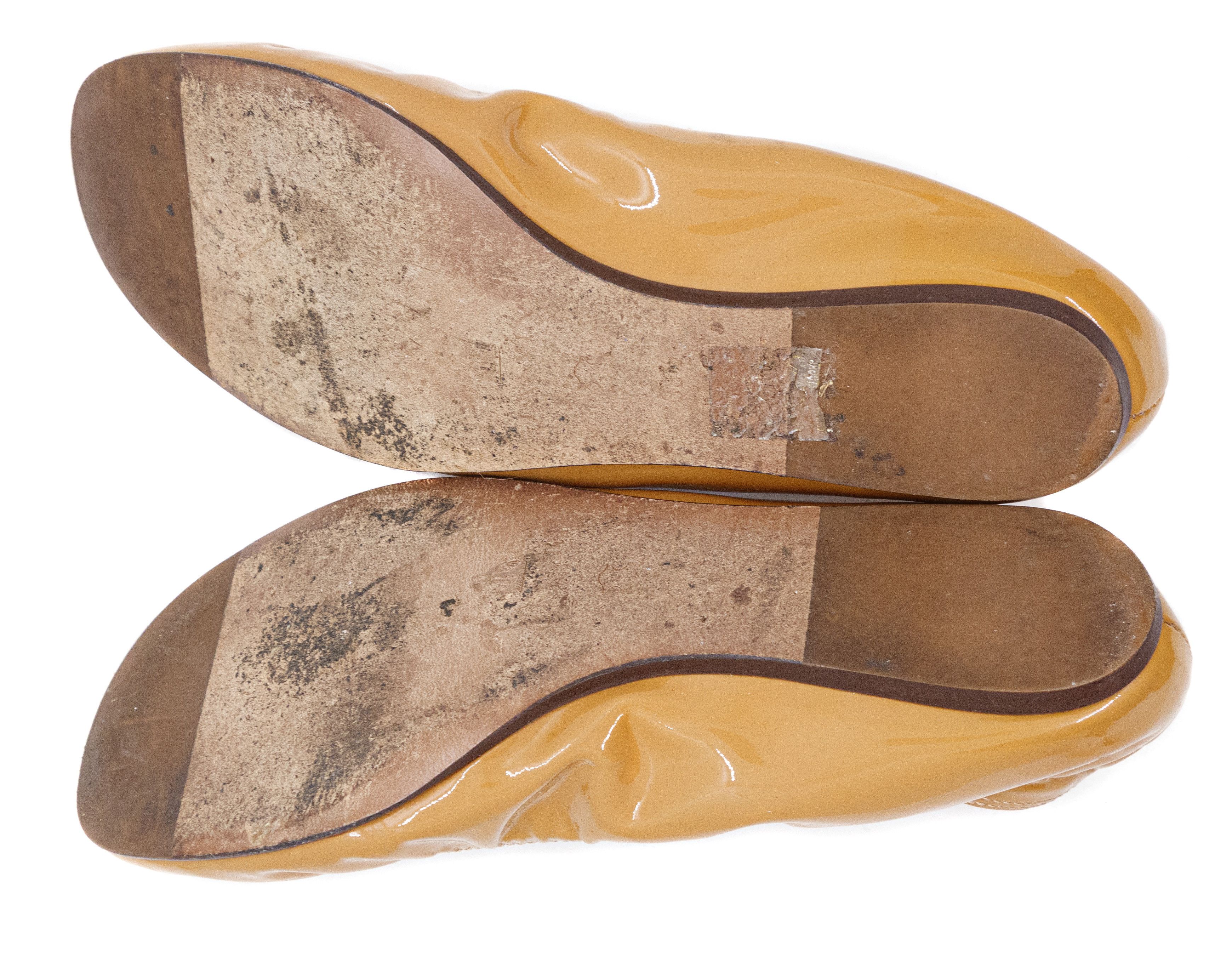 Lanvin 90S Patent Leather Boats Vintage Size US 8 / IT 38 - 4 Thumbnail