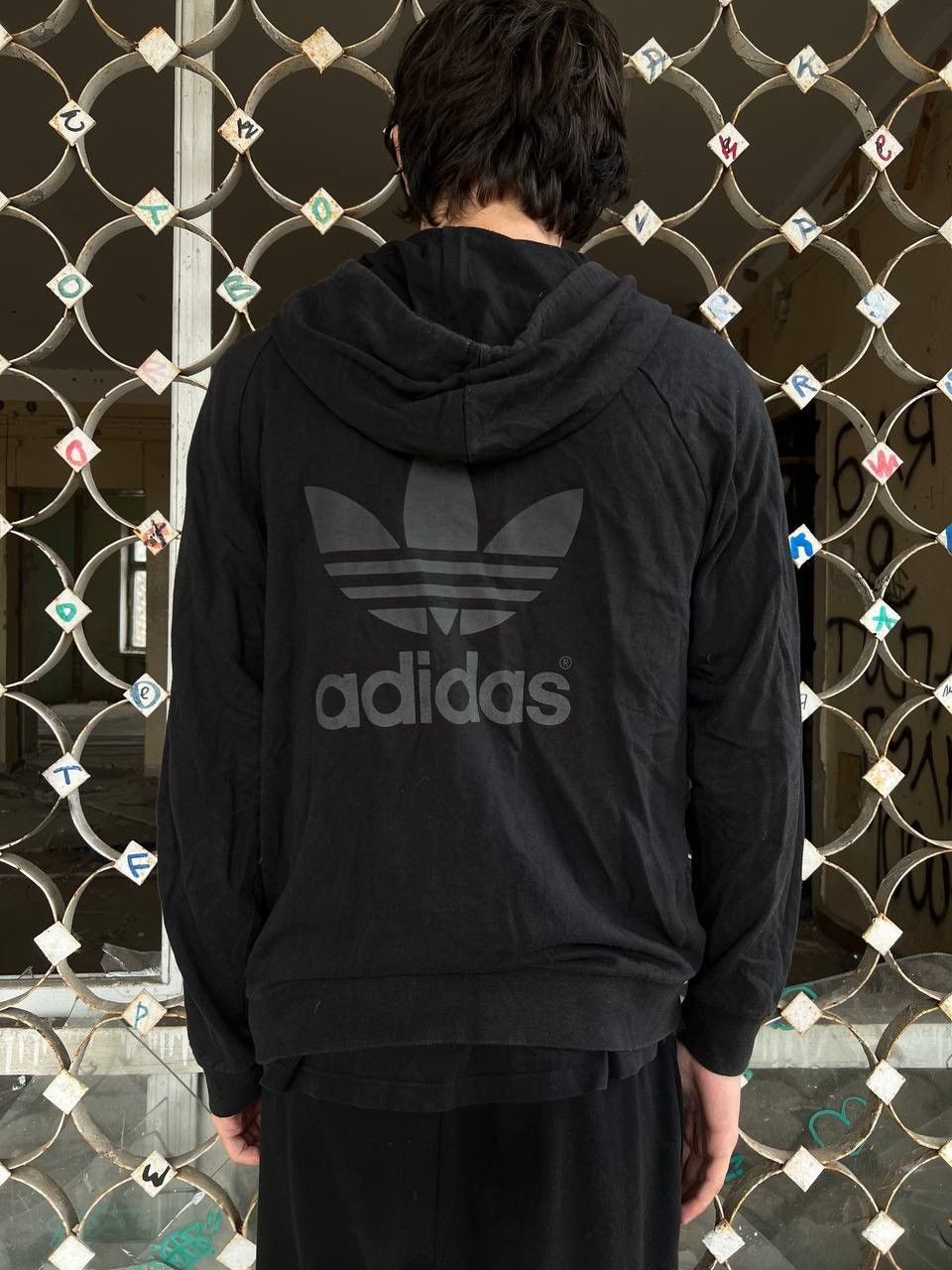 Adidas Vintage Y2K Adidas X-Ray Skeleton Mesh Gaultier Style Hoodie Size US M / EU 48-50 / 2 - 17 Thumbnail