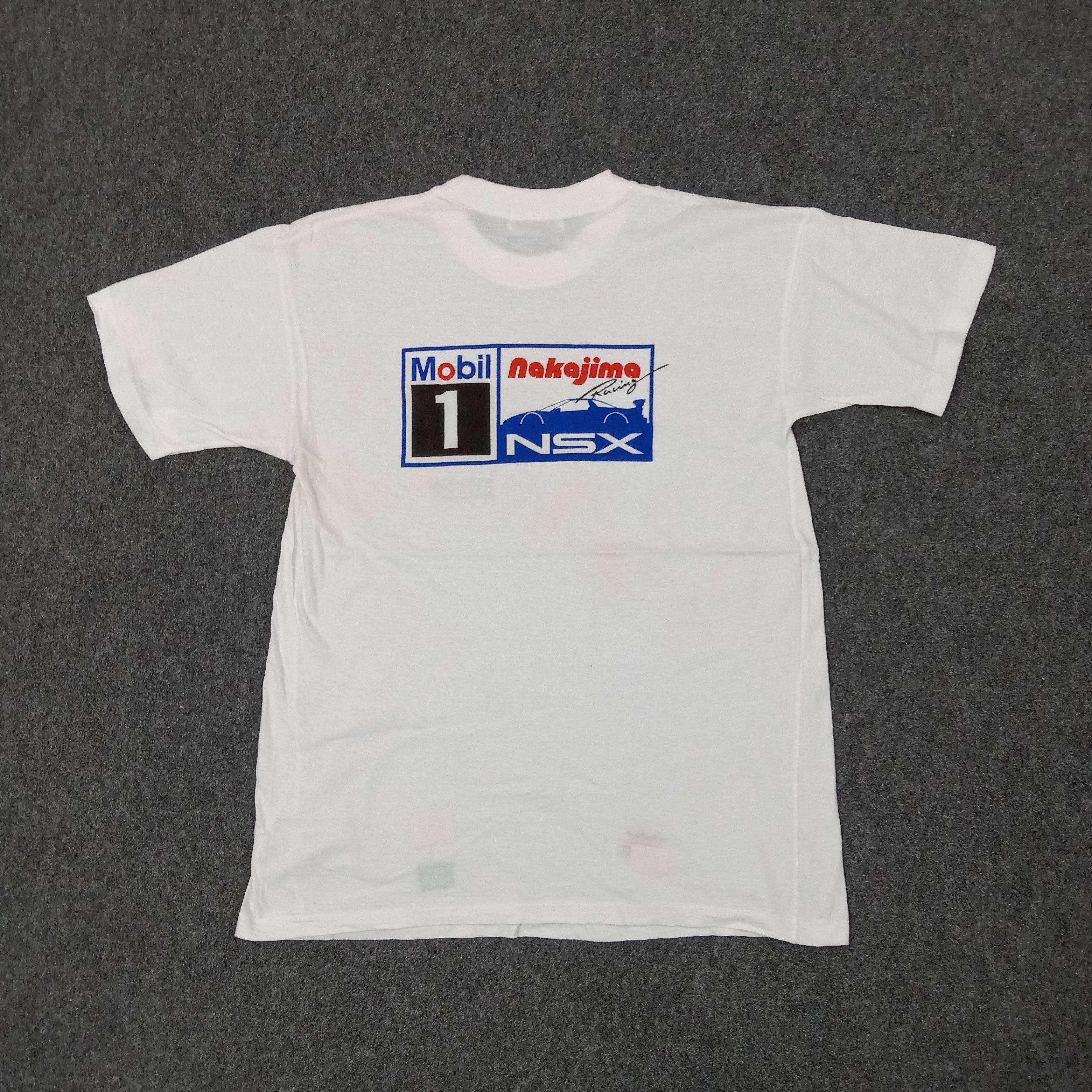 Japanese Brand Mobil 1 Nakajima Racing NSX Japanese Honda Tshirt C239N39 Size US M / EU 48-50 / 2 - 1 Thumbnail