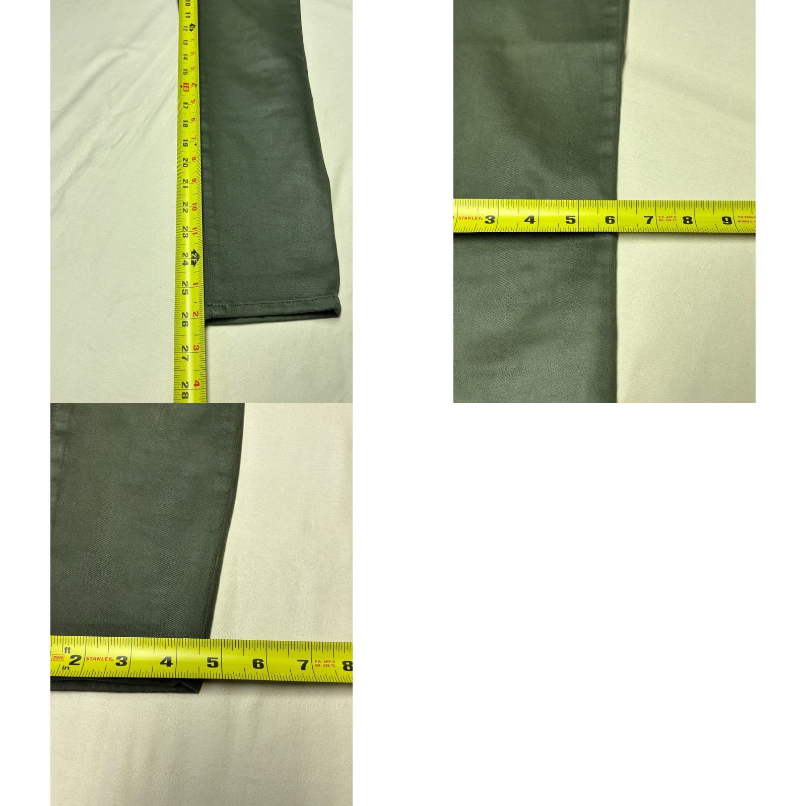 L'AGENCE VINTAGE L'AGENCE Margot High Rise Skinny Jeans Beetle Coated Olive Green Size 26X26 Size 26" / US 2 / IT 38 - 9 Thumbnail