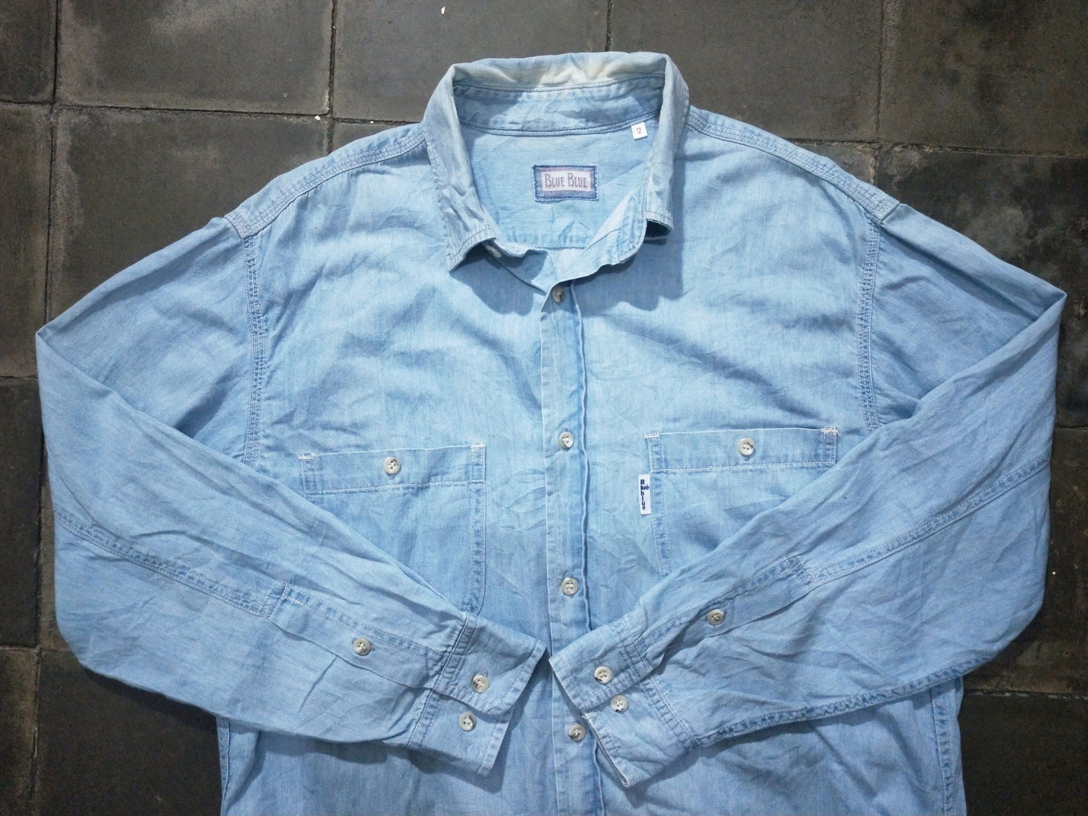 image of Blue Blue Japan in Blue Denim, Men's (Size XL)