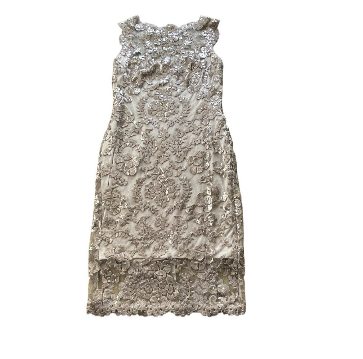 Tadashi Shoji Tadashi Shoji Sequin Lace Sheath Midi Dress Size 6 Size M / US 6-8 / IT 42-44 - 1 Thumbnail