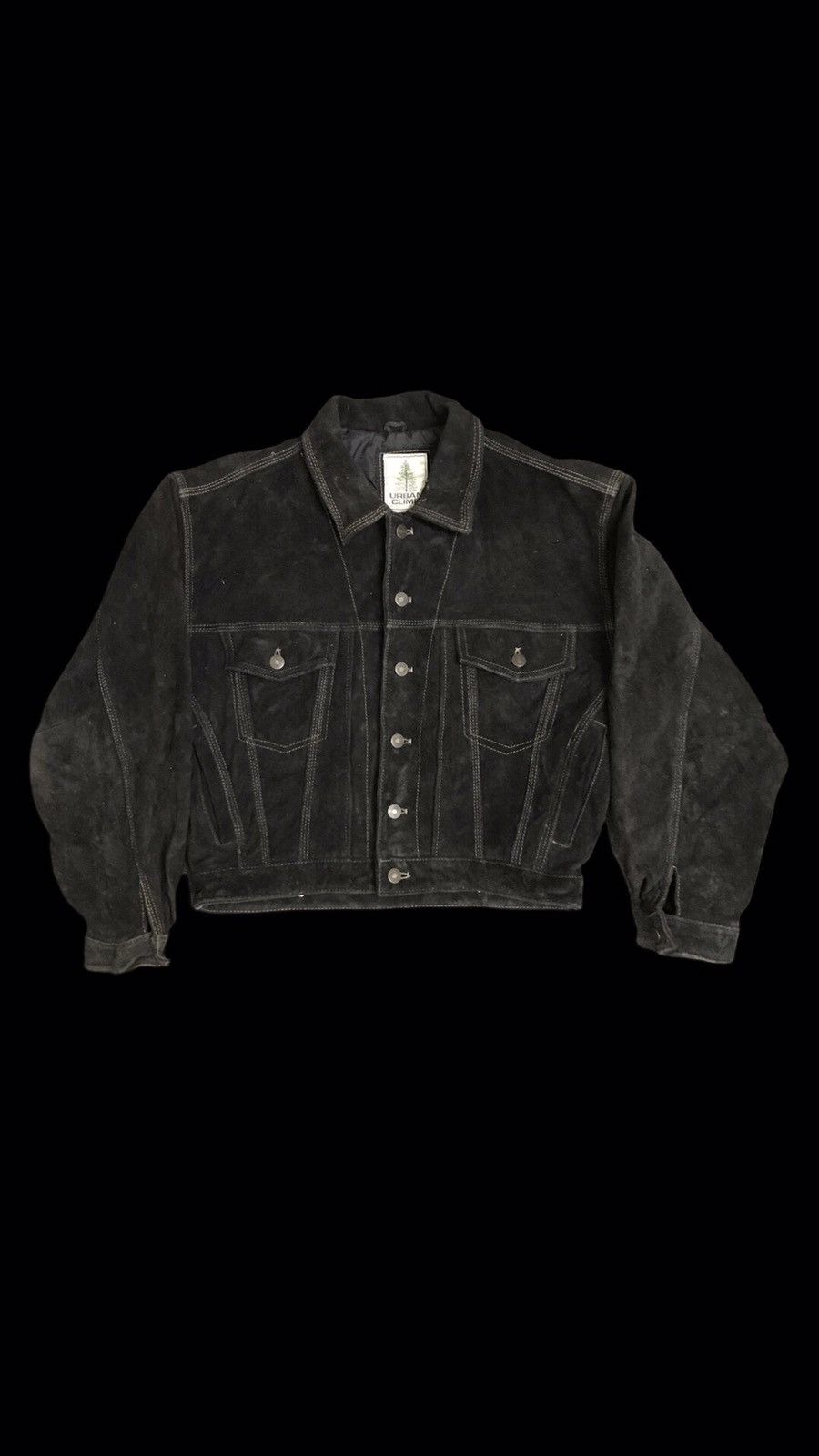 Genuine Leather J52 URBAN CLIMB Suede Leather Trucker Size US M / EU 48-50 / 2 - 1 Thumbnail