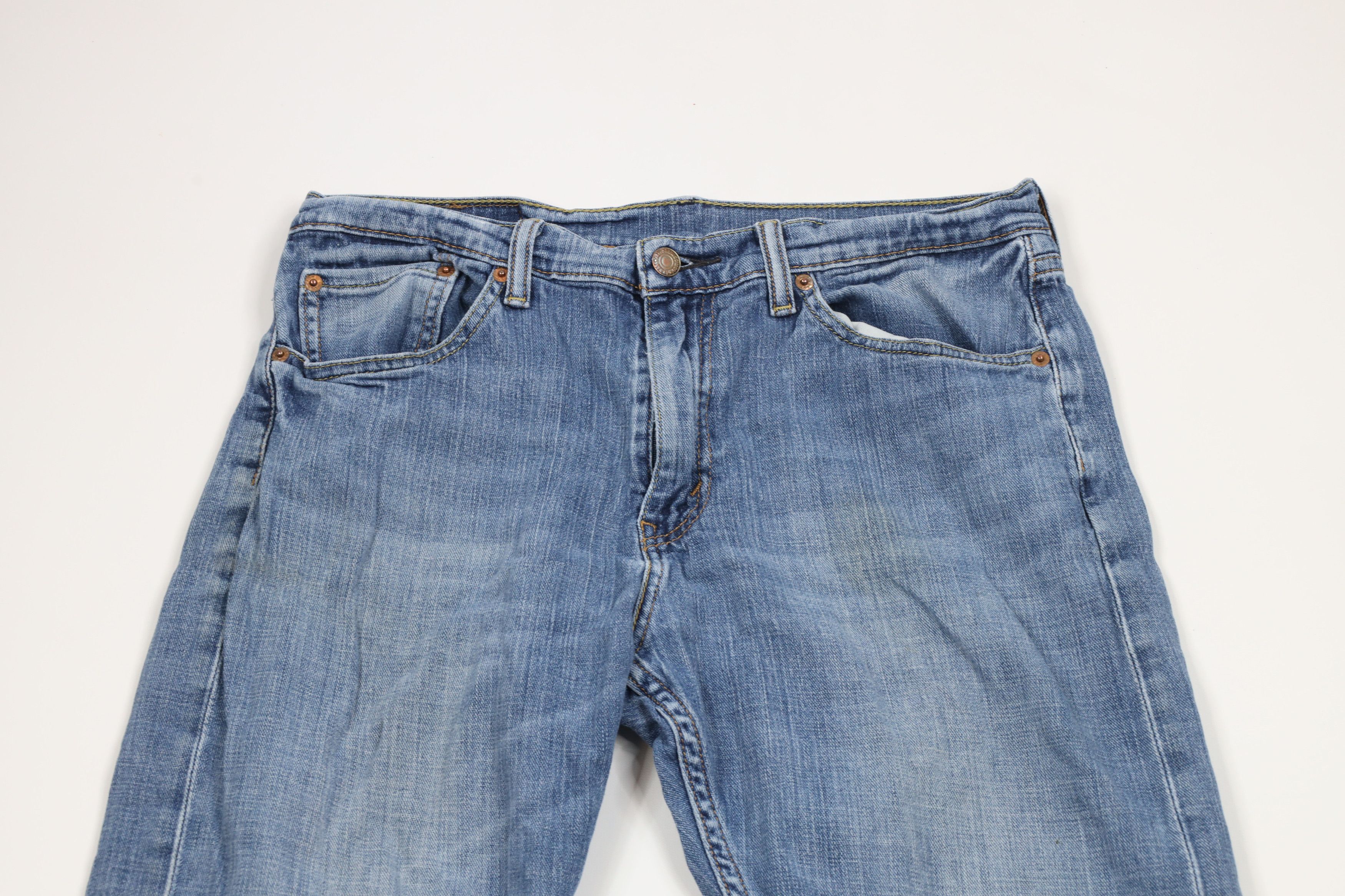 Levi's × Vintage Vintage Y2K Levis 505 Regular Fit Denim Jeans Blue Cotton Size US 32 / EU 48 - 2 Thumbnail
