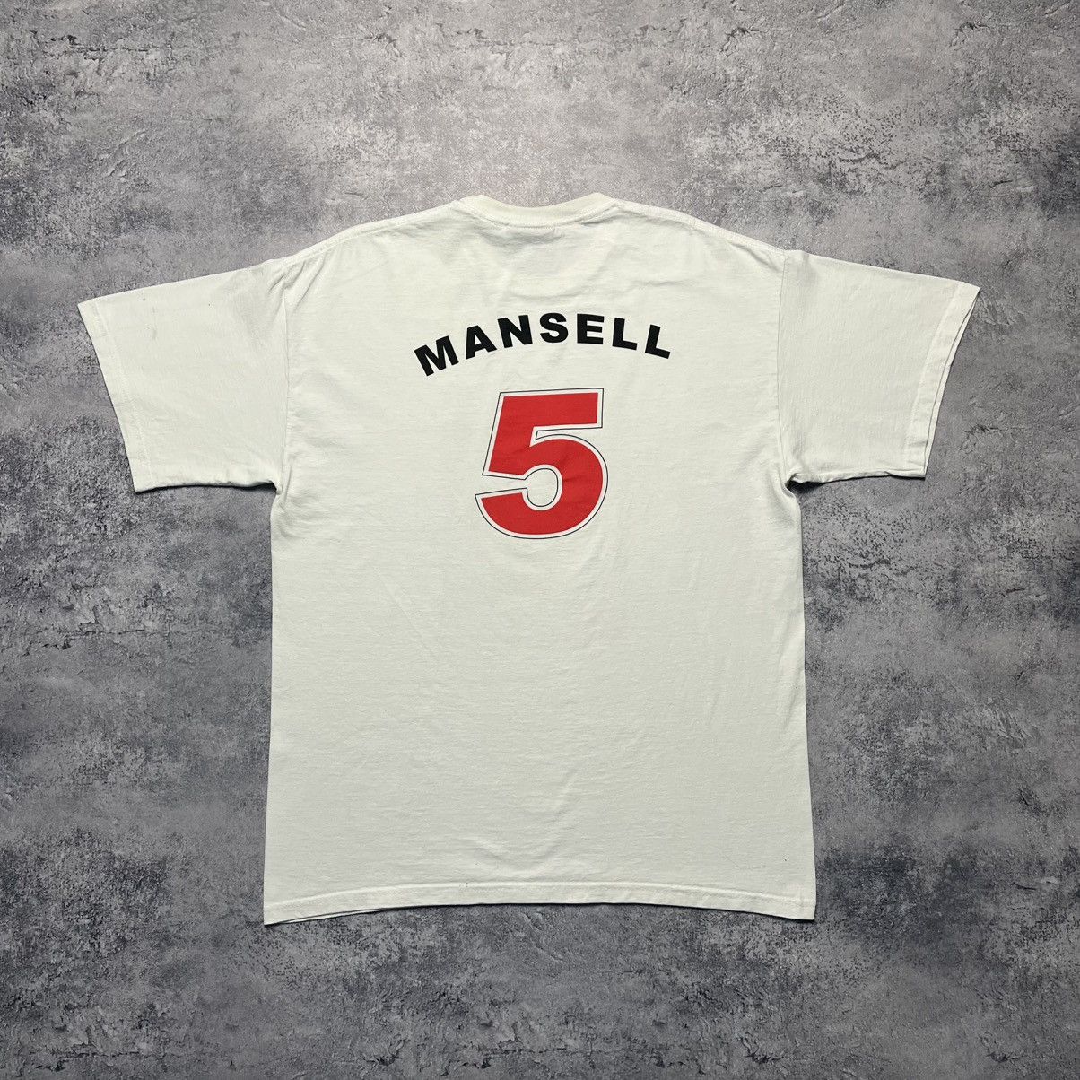 Formula 1 × Vintage Vintage Nigel Mansell Formula F1 Racing Driver Tee GP Master Size US L / EU 52-54 / 3 - 12 Thumbnail