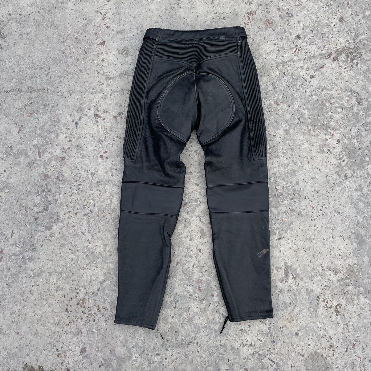 Other Vintage Moto Leather Pants 50 Size Y2K 90s USA Japan Size US 31 - 2 Thumbnail