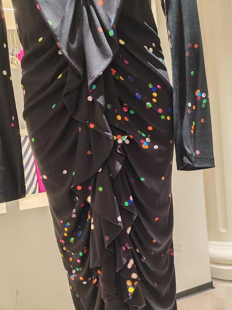 Givenchy Givenchy Colorful Polka Dot High-Density Knit Long-Sleeve Size M / US 6-8 / IT 42-44 - 7 Thumbnail