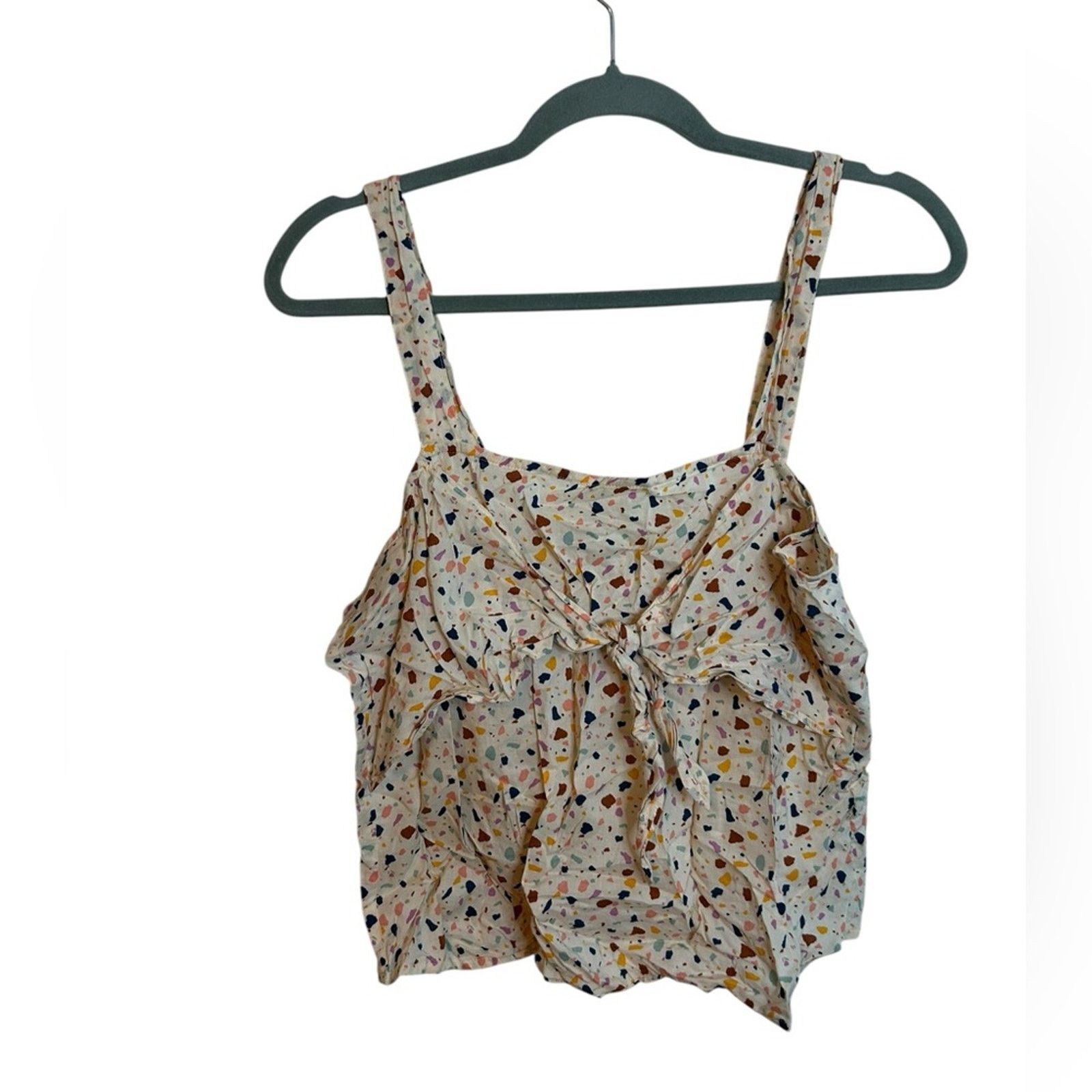 Madewell Madewell Terrazzo Tie Front Cami Top Size M / US 6-8 / IT 42-44 - 1 Thumbnail