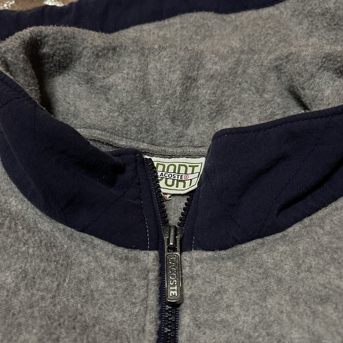 Lacoste Vintage Lacoste fleece half zipper pullover Size US XL / EU 56 / 4 - 4 Thumbnail