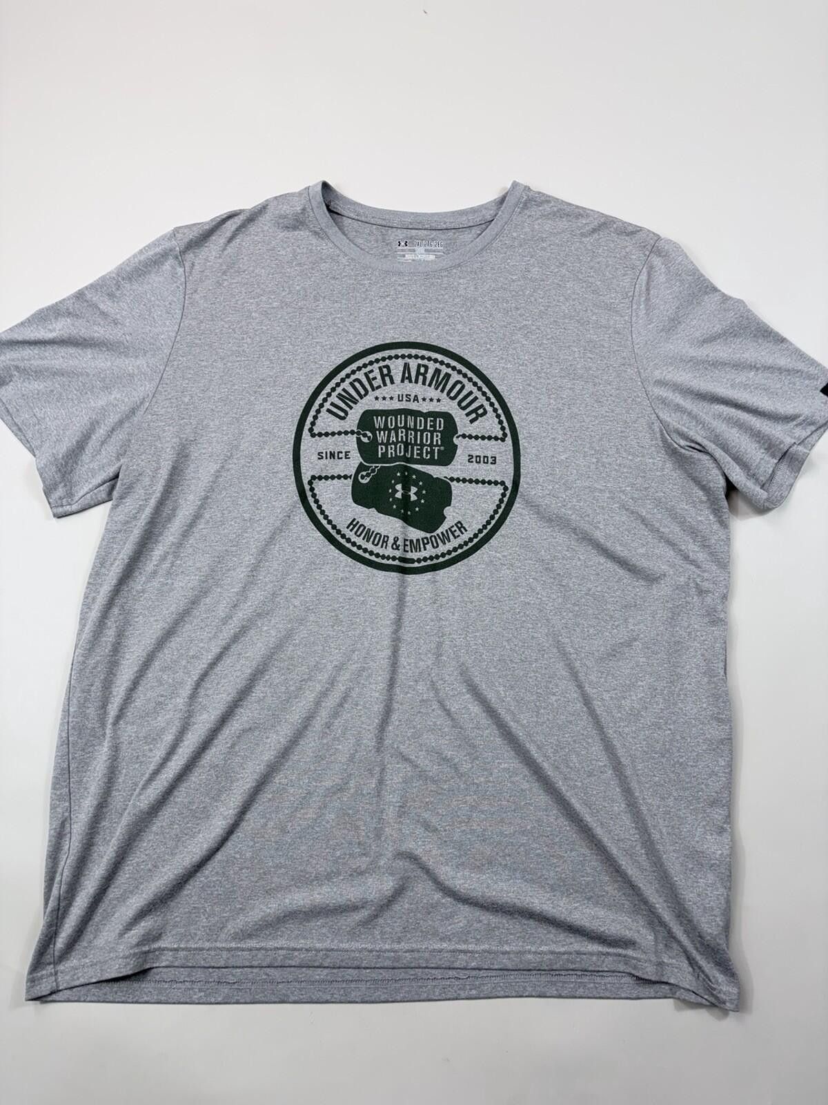 Under Armour Under Armor Grey Project Short Sleeve T-shirt Size 2XL Size US XXL / EU 58 / 5 - 1 Thumbnail