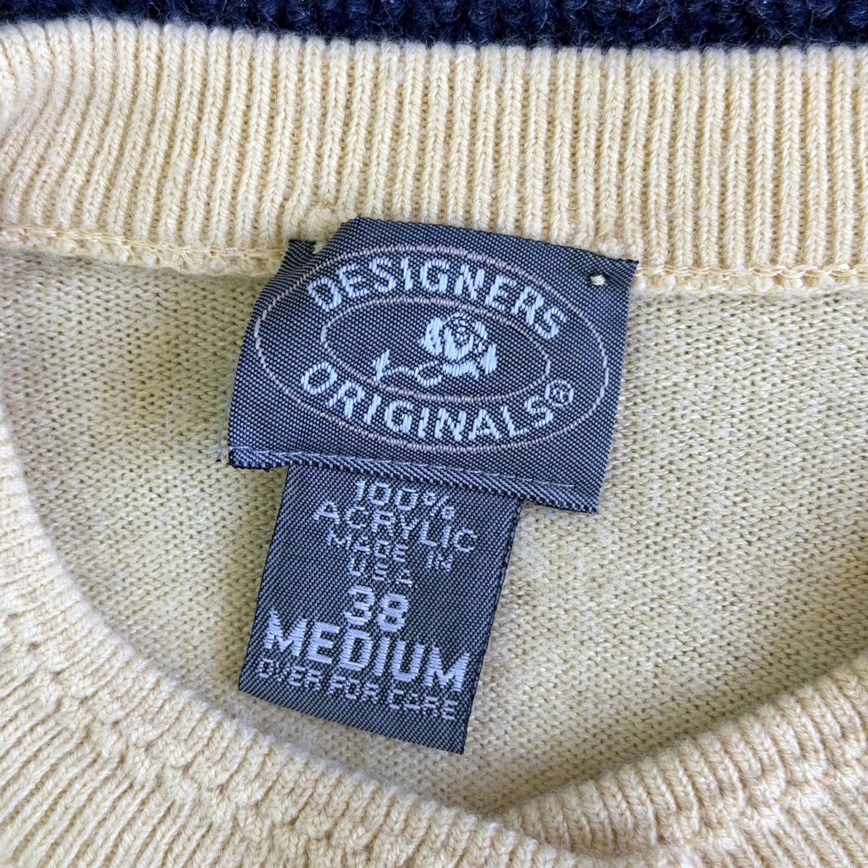 Vintage VINTAGE Designers Originals Cardigan Shirt Womens Medium Yellow Button Front Knit USA Size M / US 6-8 / IT 42-44 - 3 Thumbnail