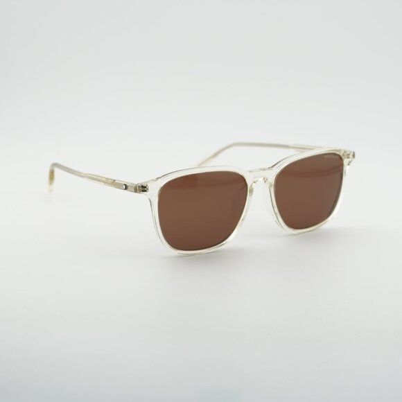 Montblanc Montblanc MB0082SA 004 Sunglasses Transparent Yellow Square Size ONE SIZE - 4 Thumbnail
