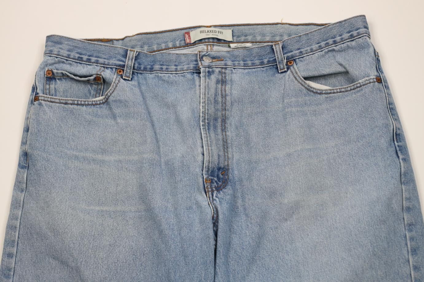 Levi's Vintage Y2K 2004 Levis 550 Relaxed Fit Denim Jeans Blue Size US 44 / EU 60 - 2 Thumbnail