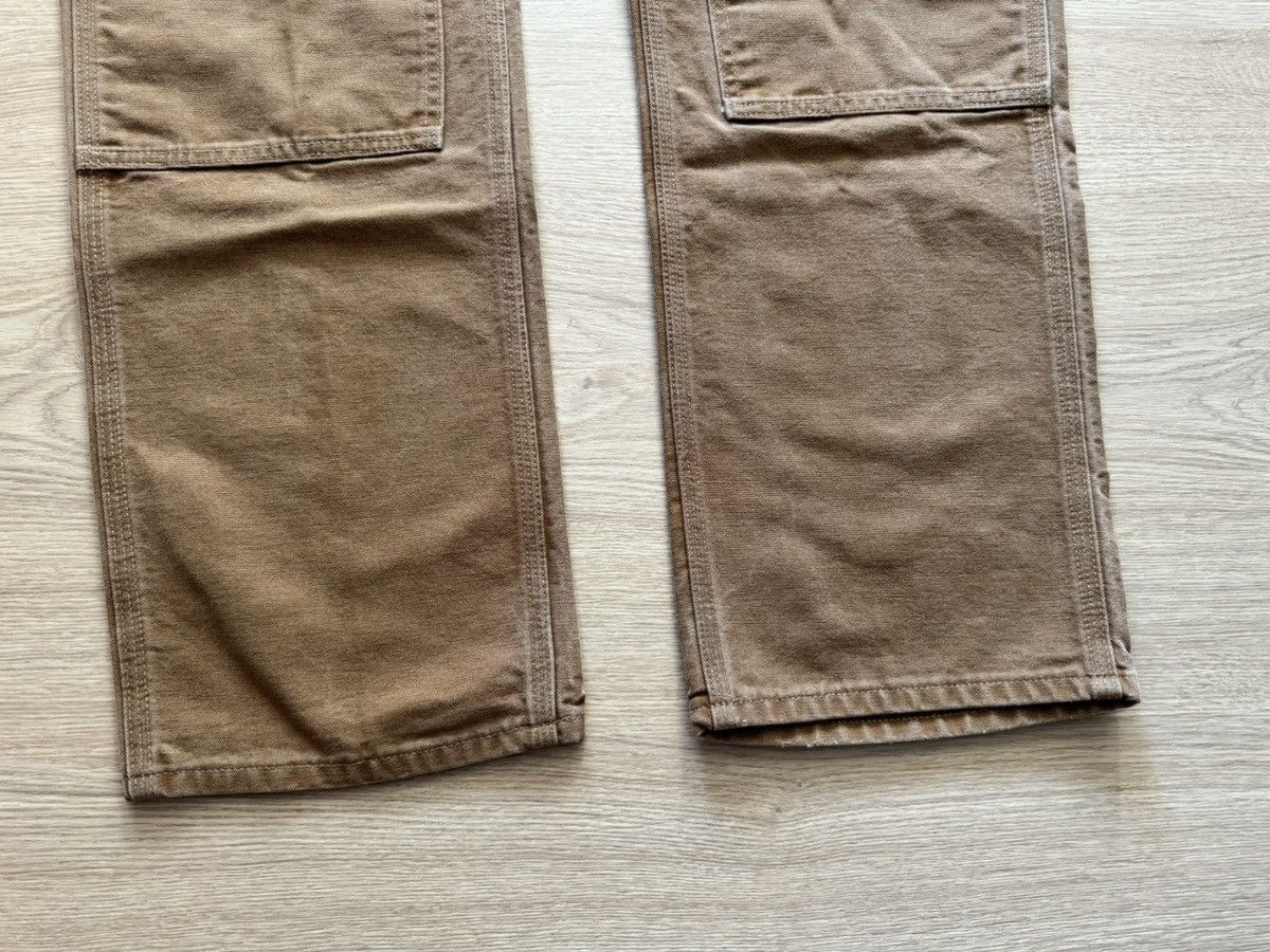 Carhartt Carhartt Double Knee Duck Brown Made In USA Loose Fit Pants Size US 34 / EU 50 - 3 Thumbnail
