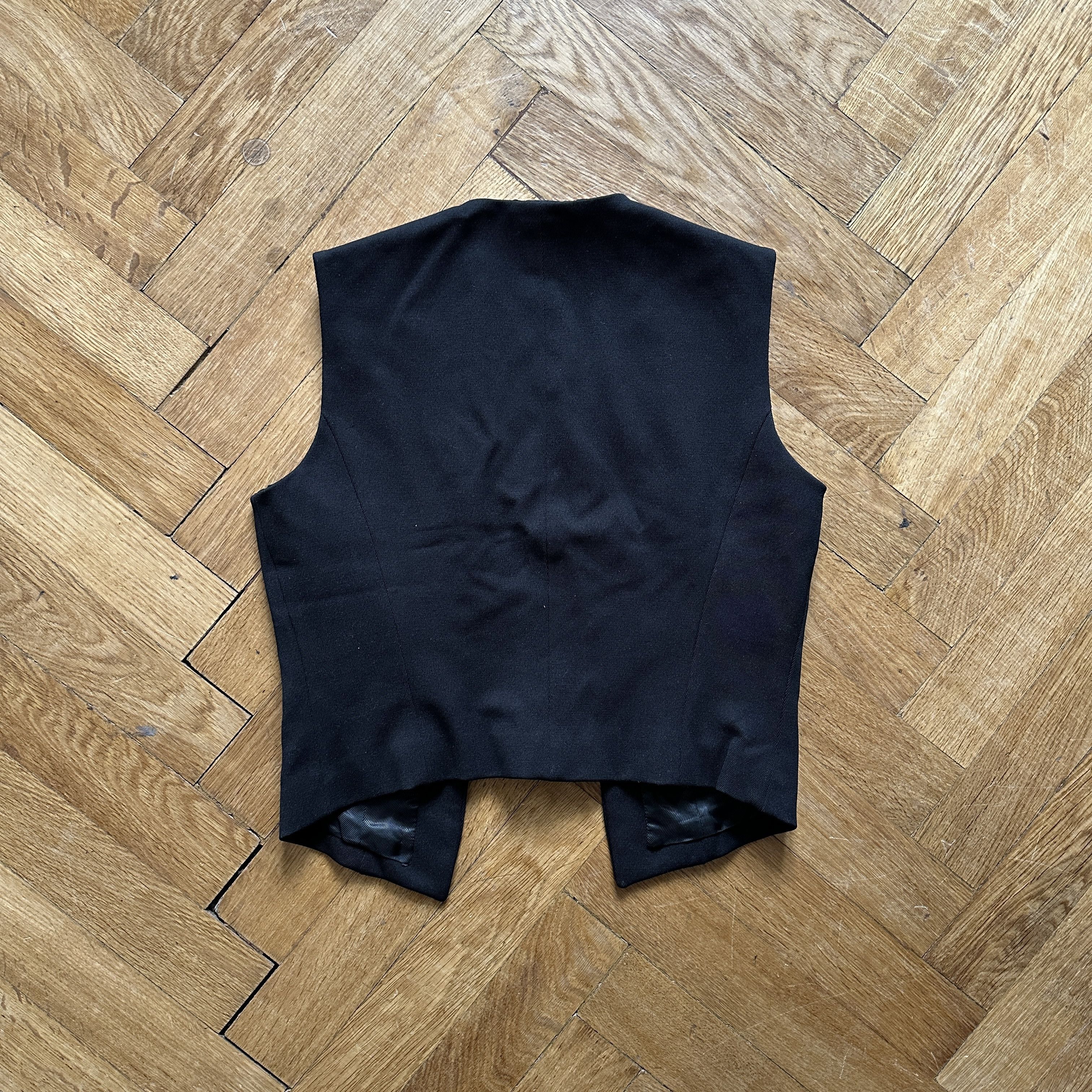 Dirk Bikkembergs 1996 Homme Pour La Femme Metal Ring Vest Size M / US 6-8 / IT 42-44 - 2 Thumbnail