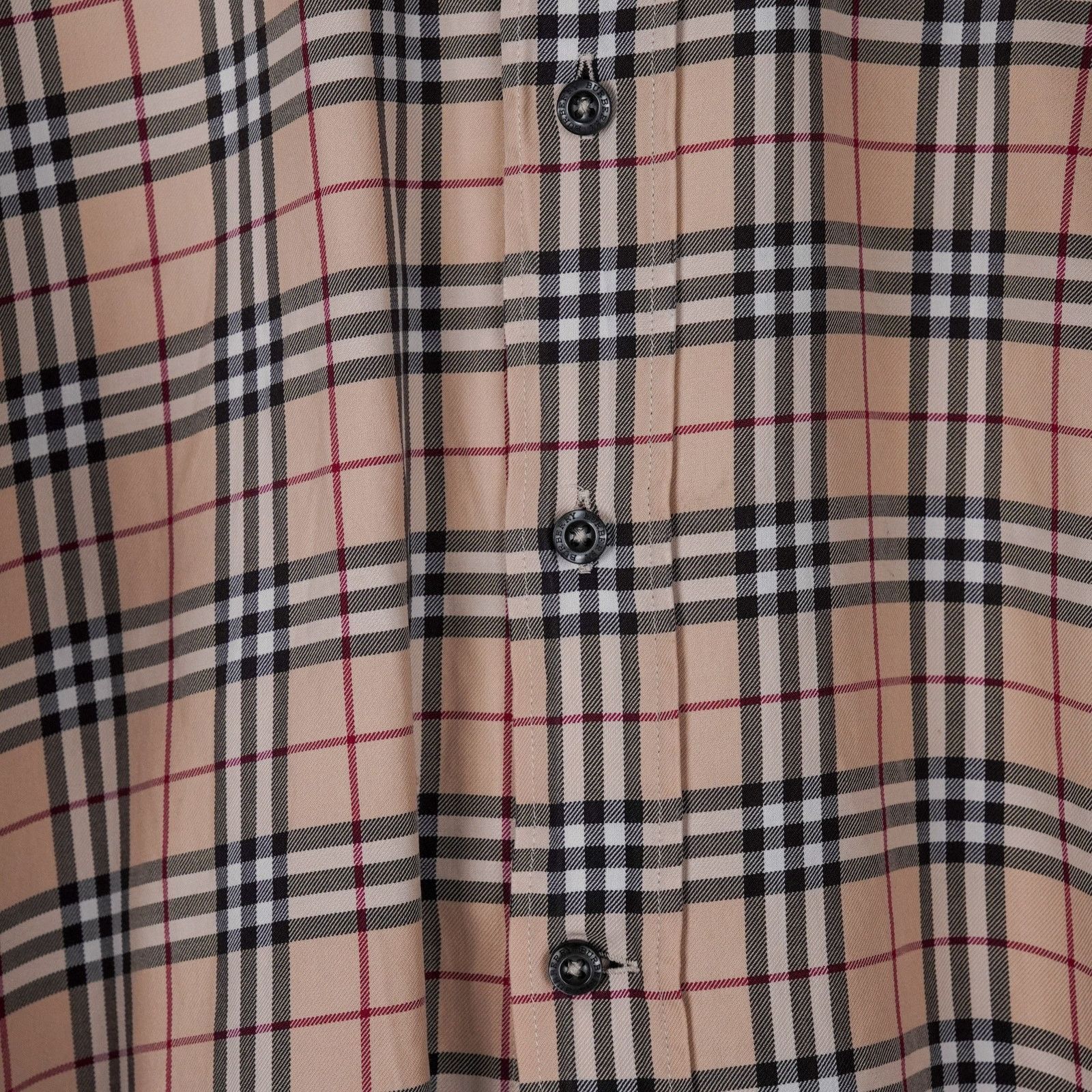Burberry Vintage burberry beige nova check button down collar shirt Size US L / EU 52-54 / 3 - 9 Thumbnail