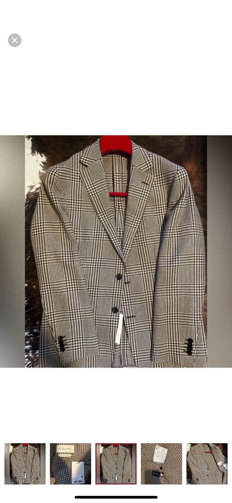 image of Suitsupply Havana Blazer in Brown, Men's (Size 42R)