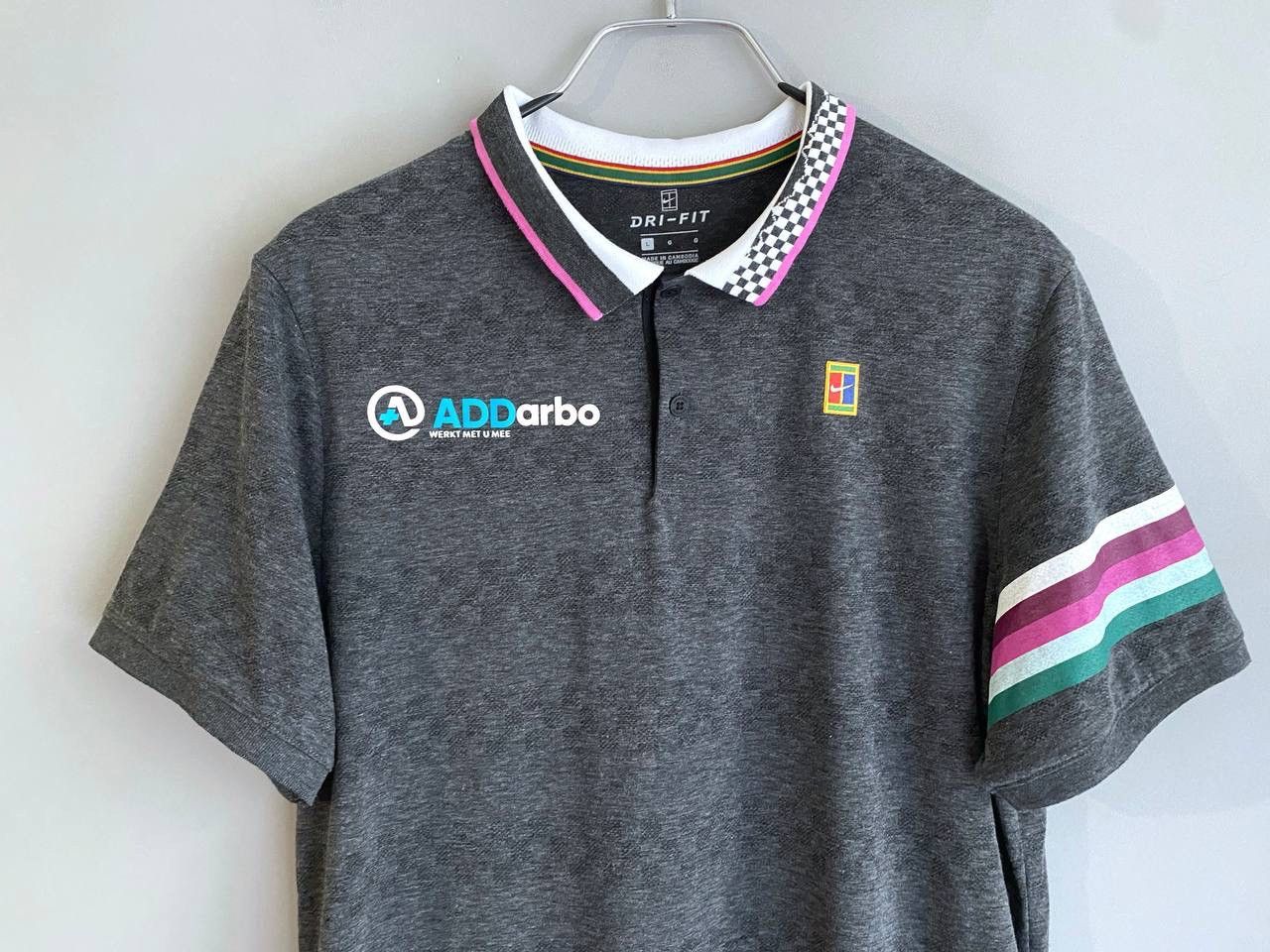 Nike Nike Court Men's Tennis Tracksuit Polo T-Shirt + Shorts, L Size US L / EU 52-54 / 3 - 3 Thumbnail