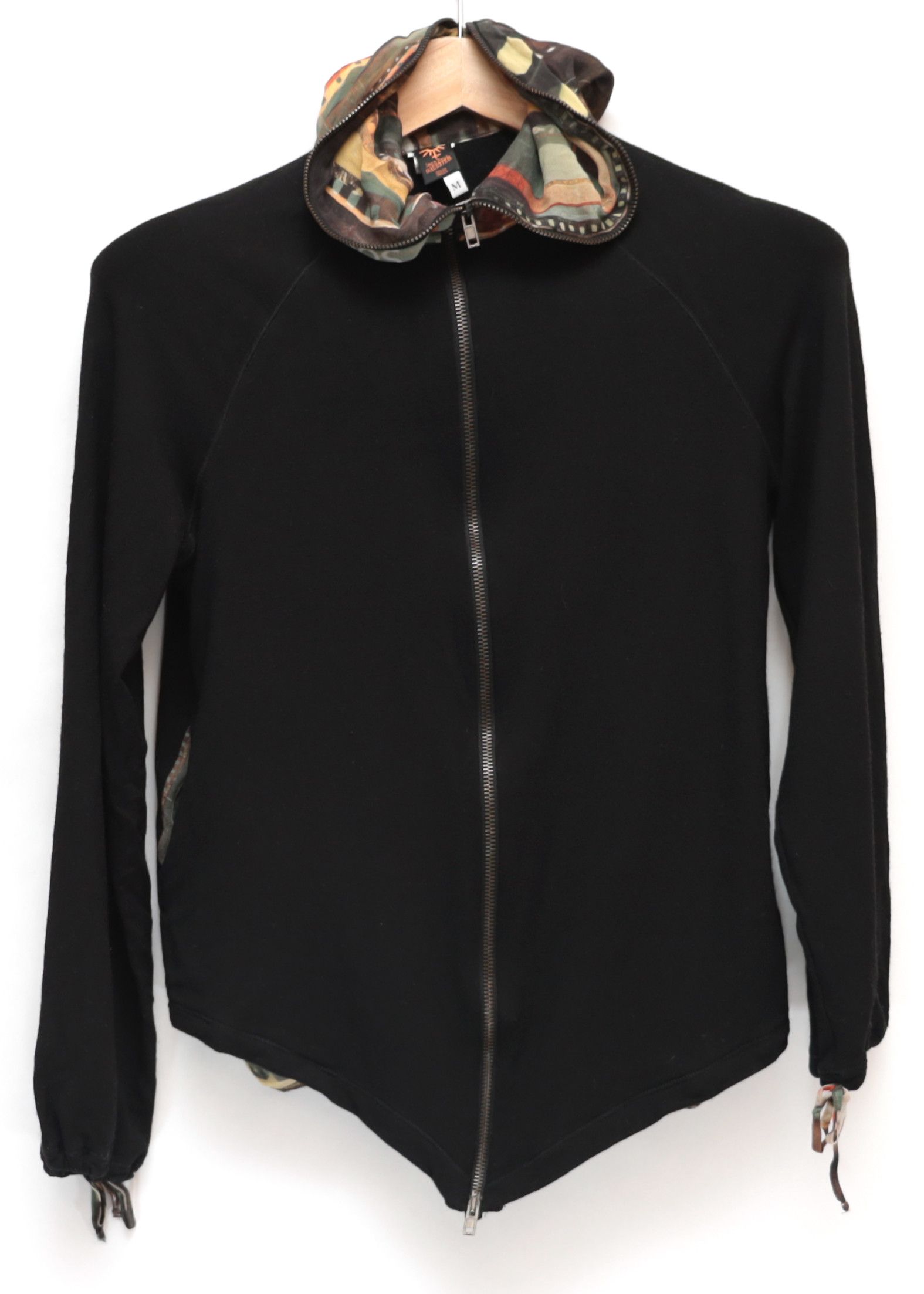 Jean Paul Gaultier Jean Paul Gaultier Vintage Black Cinema Zip Through Hoodie Size M / US 6-8 / IT 42-44 - 2 Thumbnail