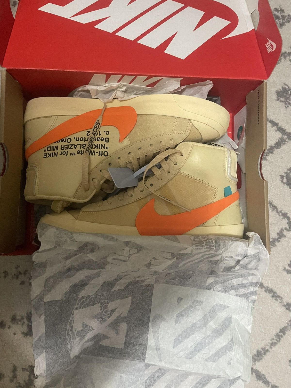 Off-White Off-white blazers, beige Size US 10 / EU 43 - 1 Thumbnail