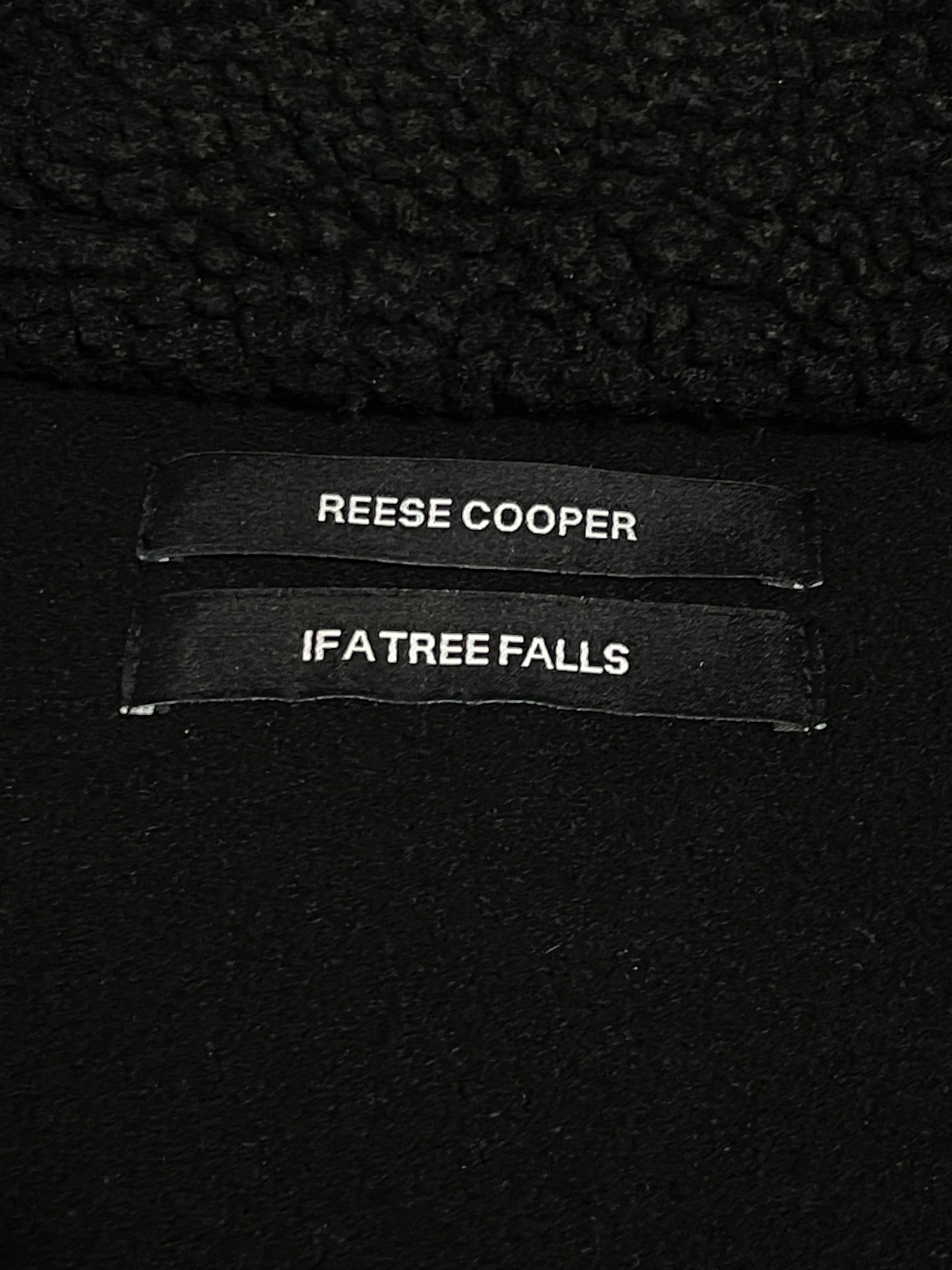 Reese Cooper Black Sherpa Zip-Up Sweater Size US L / EU 52-54 / 3 - 5 Thumbnail