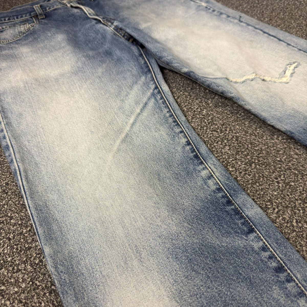 Warehouse 🔥🇯🇵 Vintage 90s Warehouse Distressed Denim Size US 31 - 5 Thumbnail
