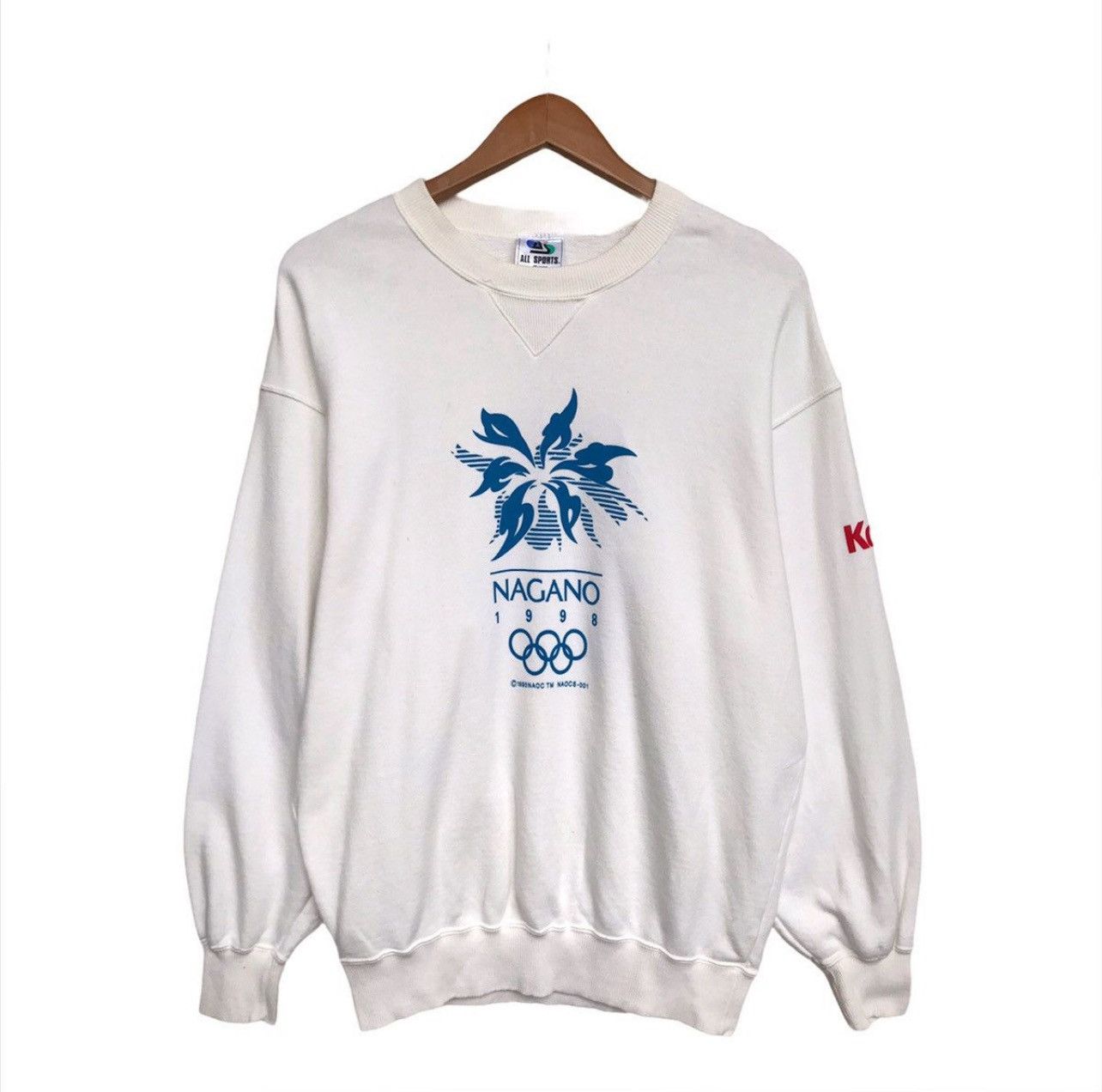 Vintage Vintage 90's Olympic Nagano Sweatshirt Mizuno Sweatshirt Size US L / EU 52-54 / 3 - 1 Thumbnail