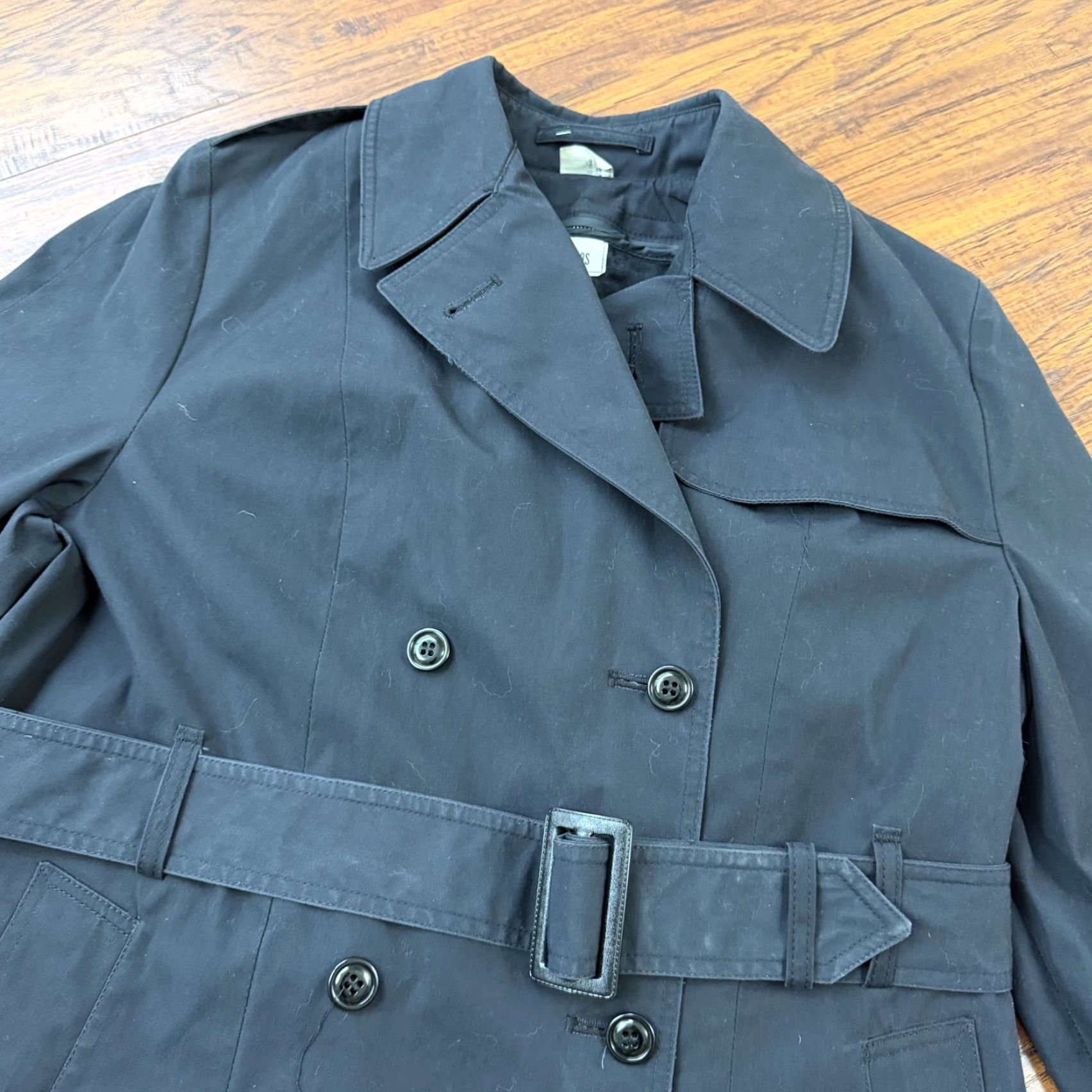 Vintage VINTAGE US Army Coat Womens 18 S Black Lined All Weather Removable Liner 90s USA Size XL / US 12-14 / IT 48-50 - 2 Thumbnail