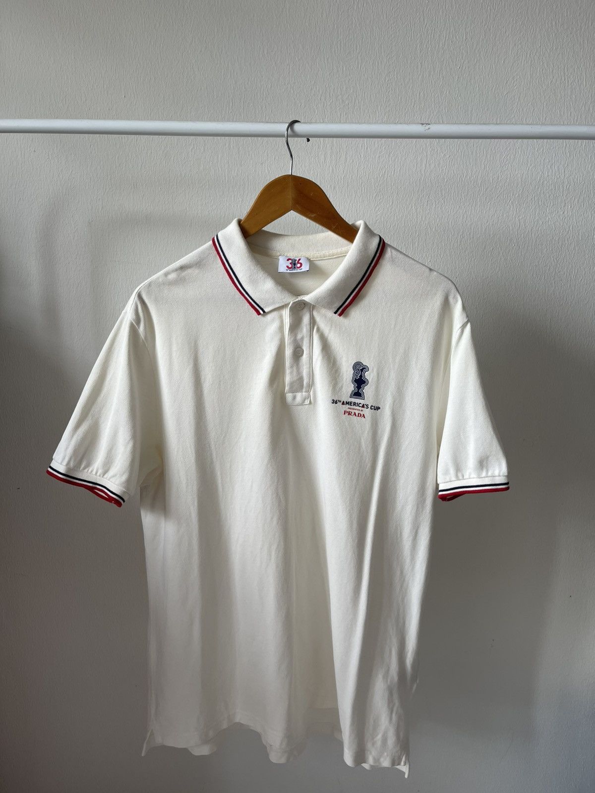 Prada Prada 36th America Cup Polo Tee Size US XL / EU 56 / 4 - 1 Thumbnail