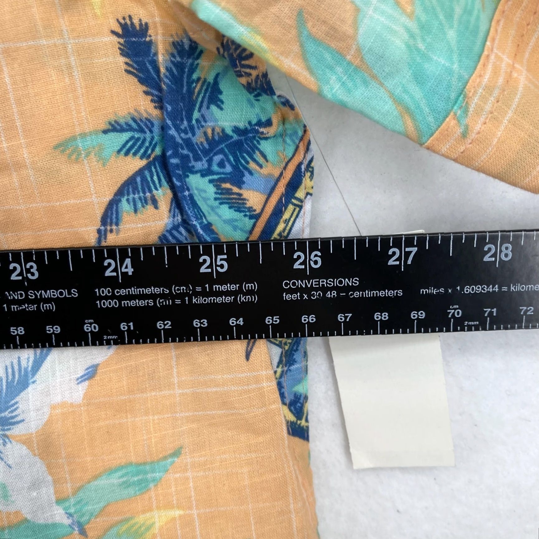 Izod IZOD Saltwater Shirt 2XL Mens Caramel Cream Dockside Hawaiian Floral Cotton NWT Size US XXL / EU 58 / 5 - 7 Thumbnail
