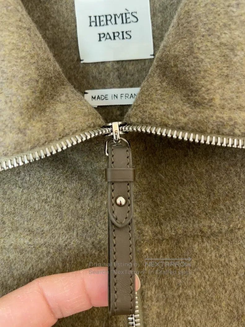 Hermes Hermes Goat Cashmere Coat Size XXS / US 00 / IT 34 - 3 Thumbnail