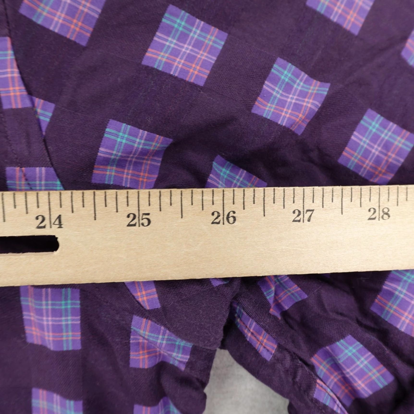 BUGATCHI VINTAGE Bugatchi Uomo Shirt Men 2XL Long Sleeve Purple Plaid Classic Fit Button-Up Business Casual Formal Party Cocktail Workwear Size US XXL / EU 58 / 5 - 6 Thumbnail