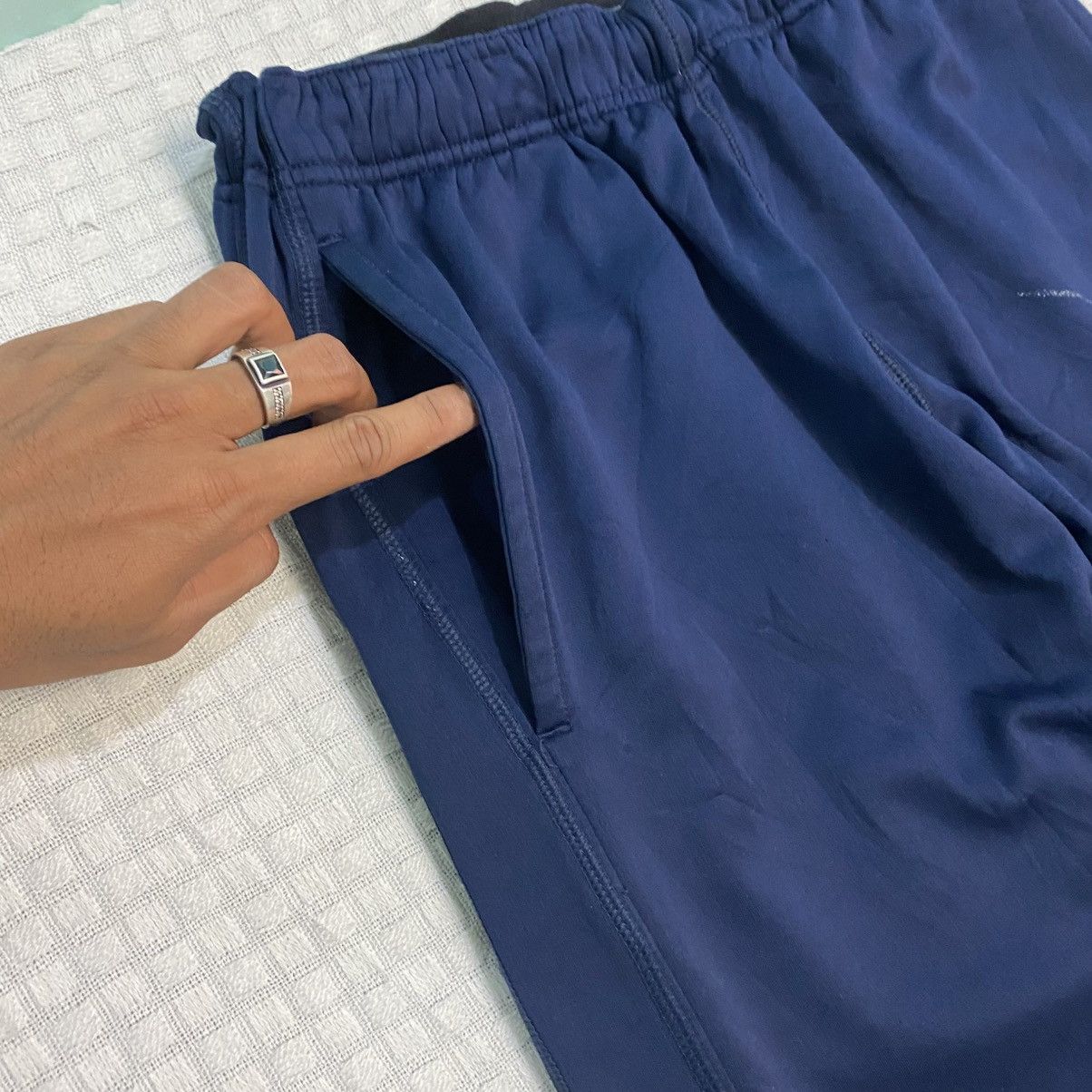 Carhartt Wip × Nike 💥 VINTAGE NIKE SUPER BAGGY 90S WIDE LEG TRACK PANTS Y2K Size US 28 / EU 44 - 5 Thumbnail