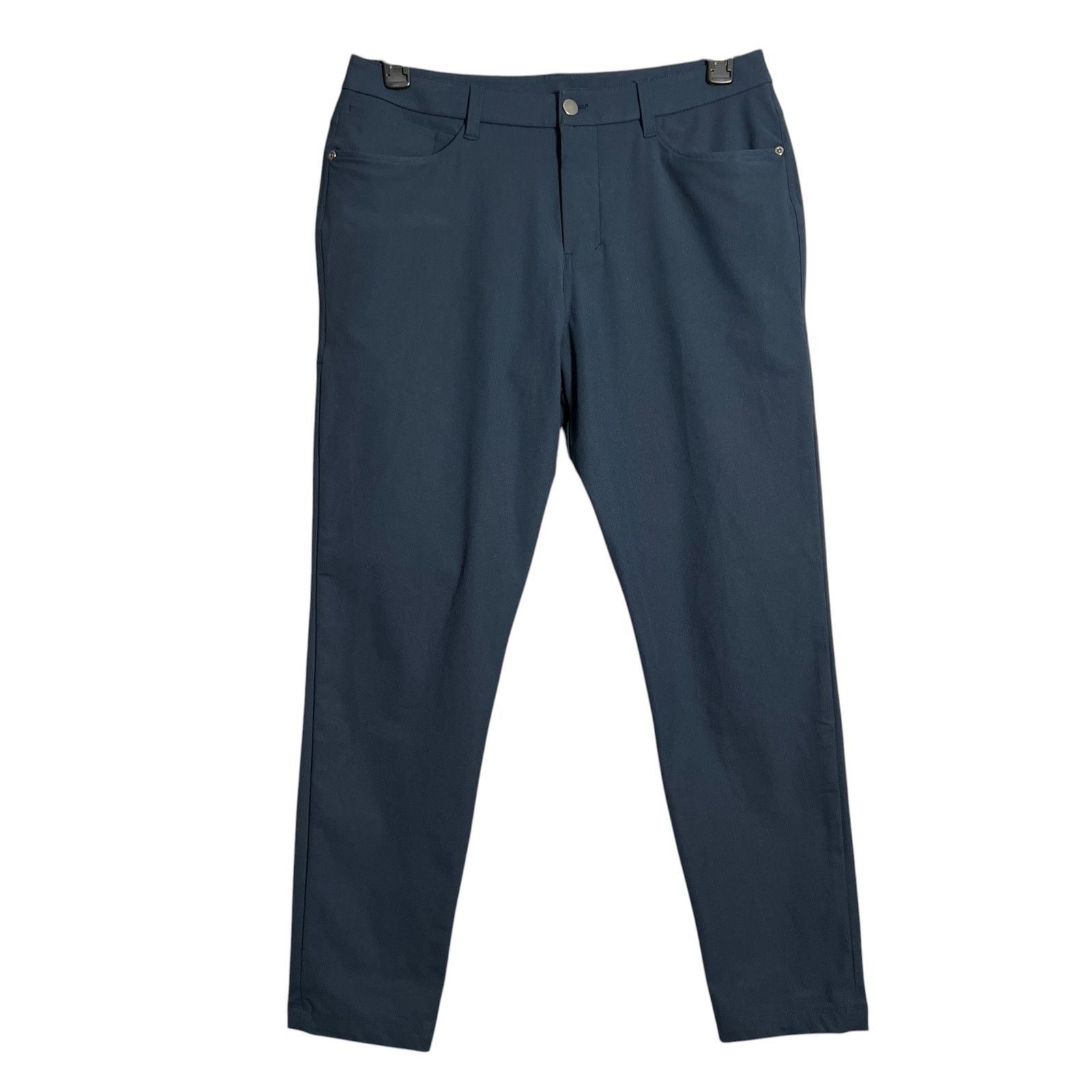 Lululemon Lululemon ABC Slim Chino Navy Square Dot 32x29 Size US 32 / EU 48 - 1 Thumbnail