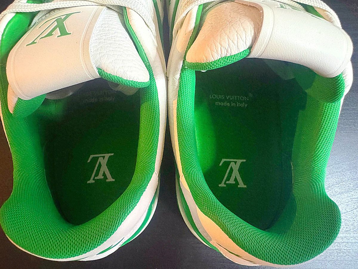 Louis Vuitton Louis Vuitton green trainer sneaker Size US 10 / EU 43 - 7 Thumbnail