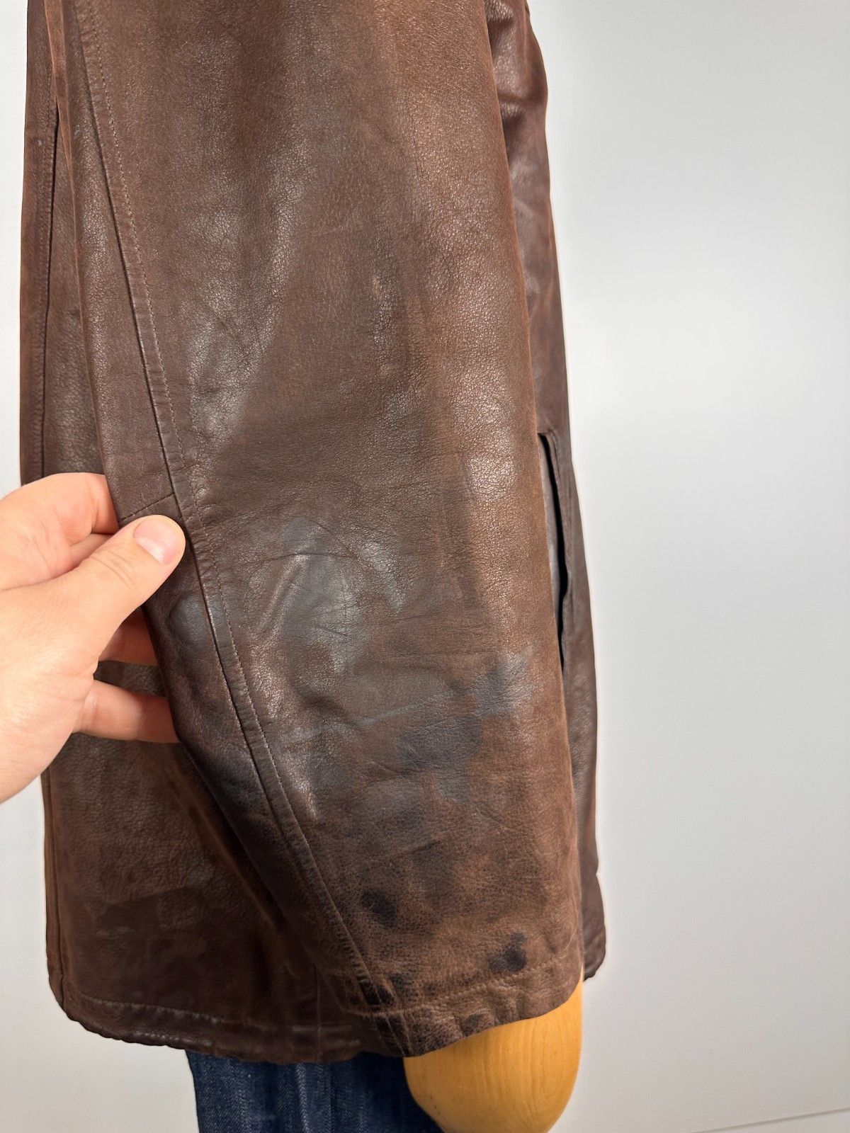 Paul & Shark Paul & Shark Vintage Men’s Leather Jacket Brown Mens Size L Size US L / EU 52-54 / 3 - 8 Thumbnail