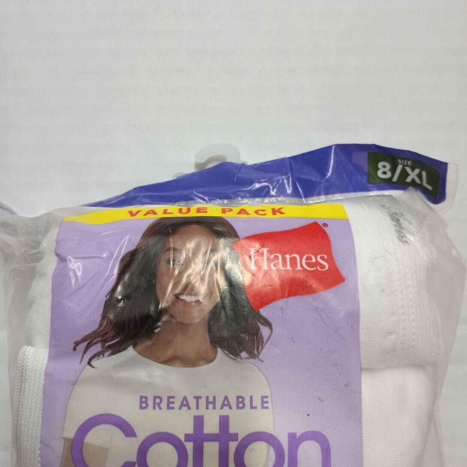 Hanes Hanes Women's 10-Pack Cotton Briefs Panties Size 8/XL White Size ONE SIZE - 5 Thumbnail