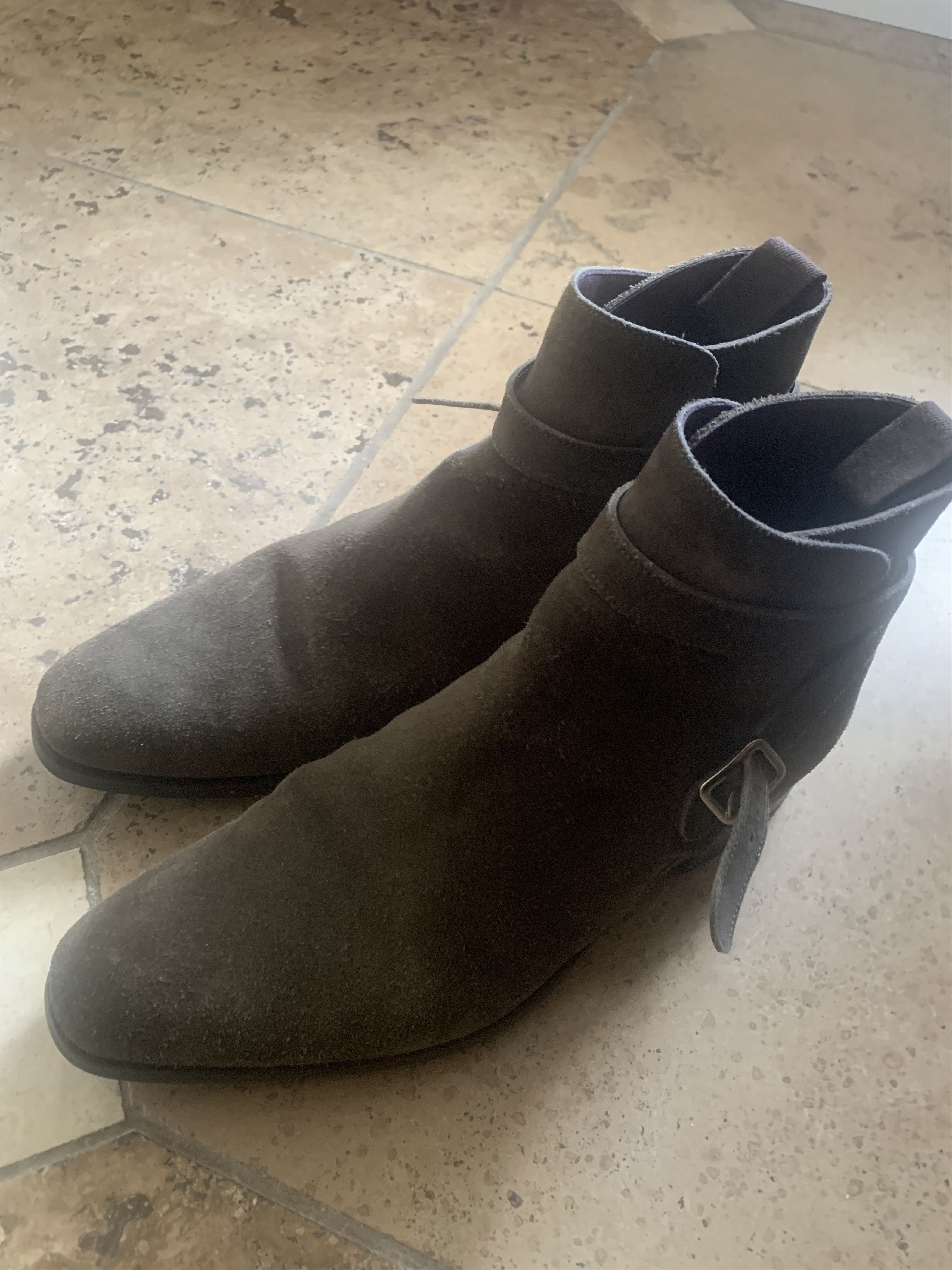 Carmina Carmina Loden Suede Jodhpur | Grailed