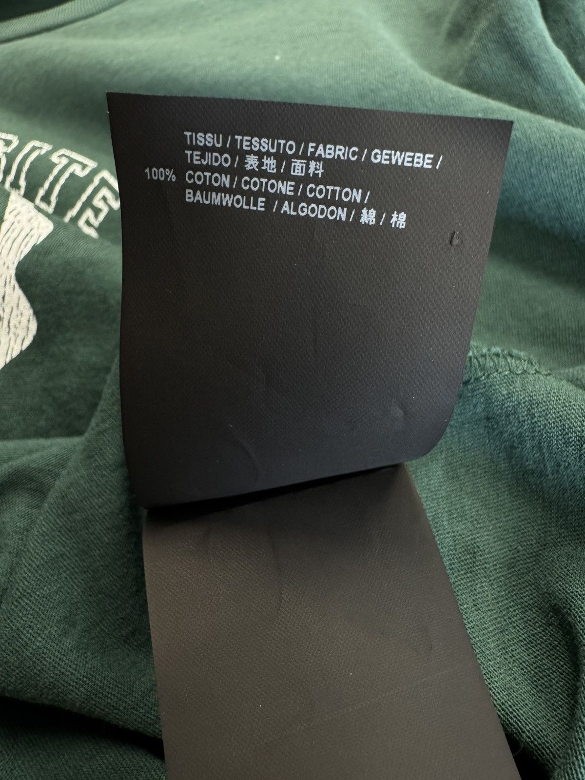 Saint Laurent Paris Saint Laurent University Tee Green Size US M / EU 48-50 / 2 - 6 Thumbnail