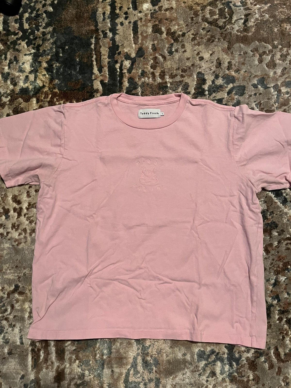 Teddy Fresh Pink Embroidered Logo Pink Teddy Fresh T-Shirt Size US L / EU 52-54 / 3 - 1 Thumbnail