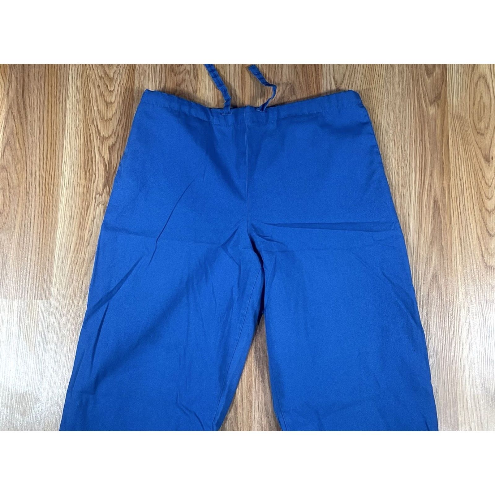 Vintage White Swan Scrub Pants Womens Size XS Fundamental Navy Blue Pull-on Drawstring Size 26" / US 2 / IT 38 - 2 Thumbnail